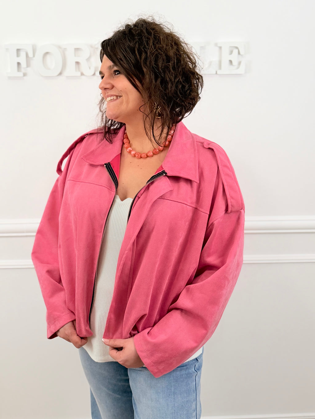Veste Azel rose