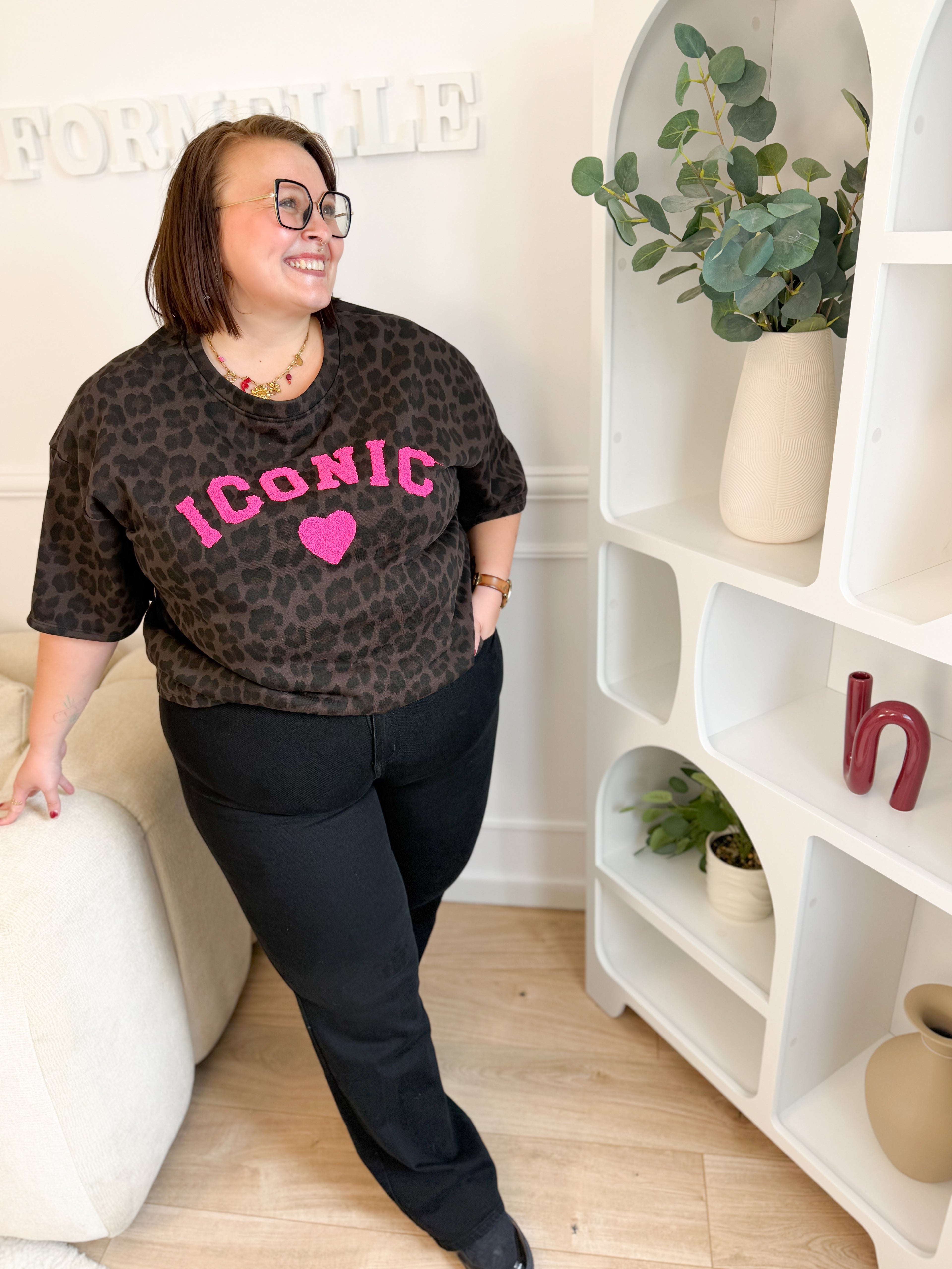 T-shirt Iconic rose