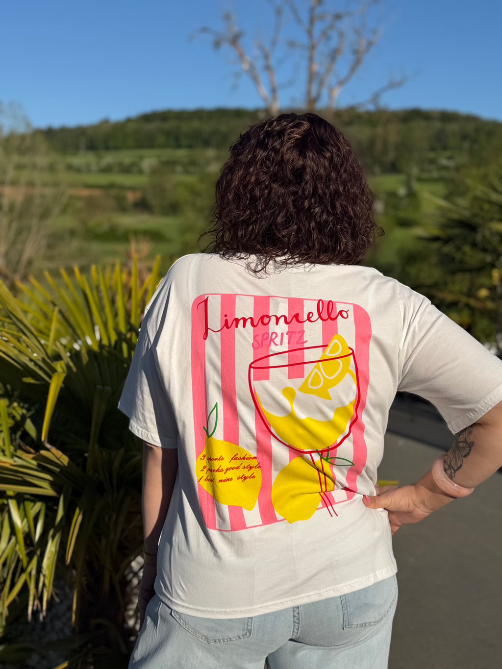 T-shirt Limoncello rose