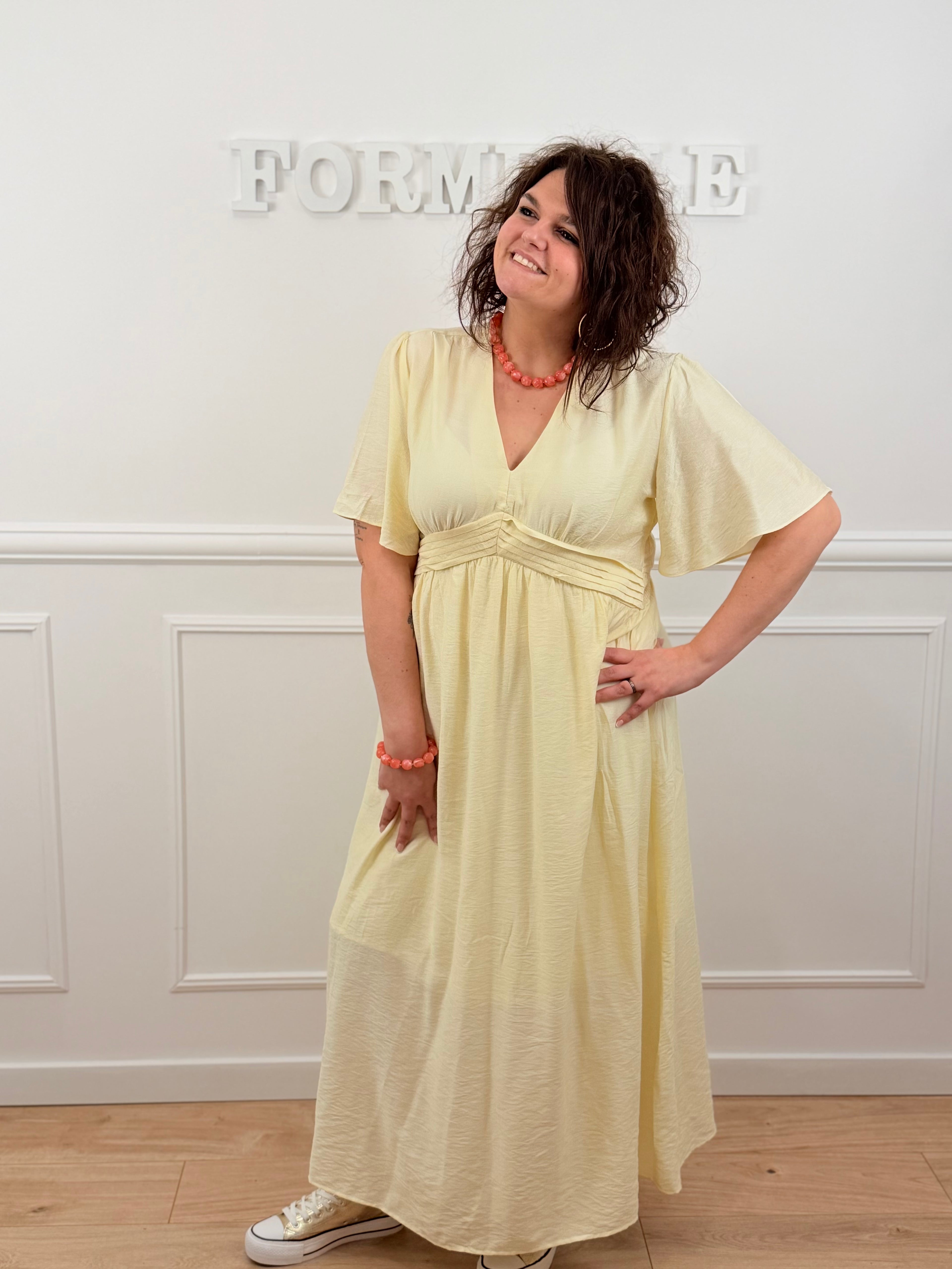 Robe Maelys jaune