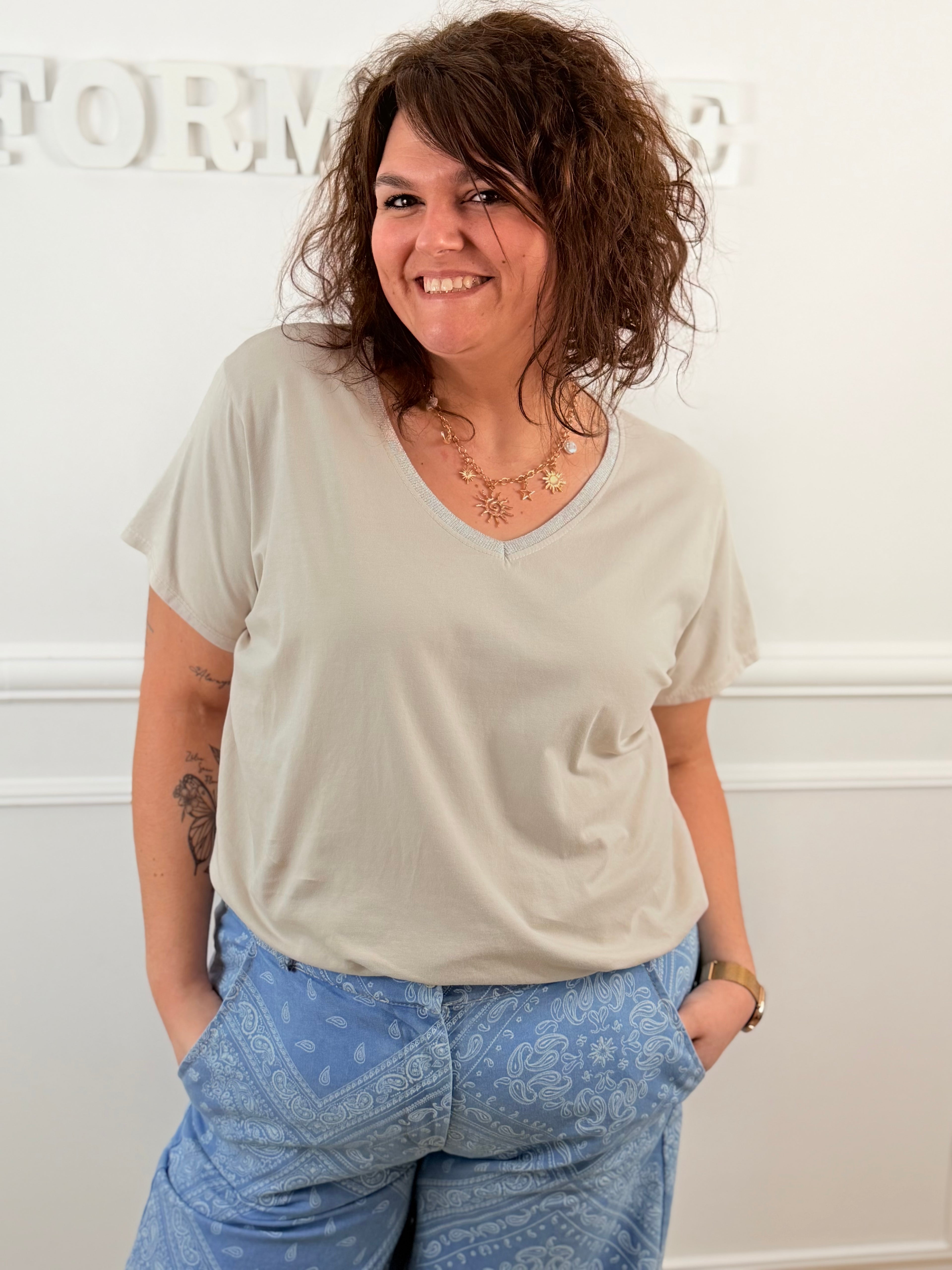 T-shirt Jena sable