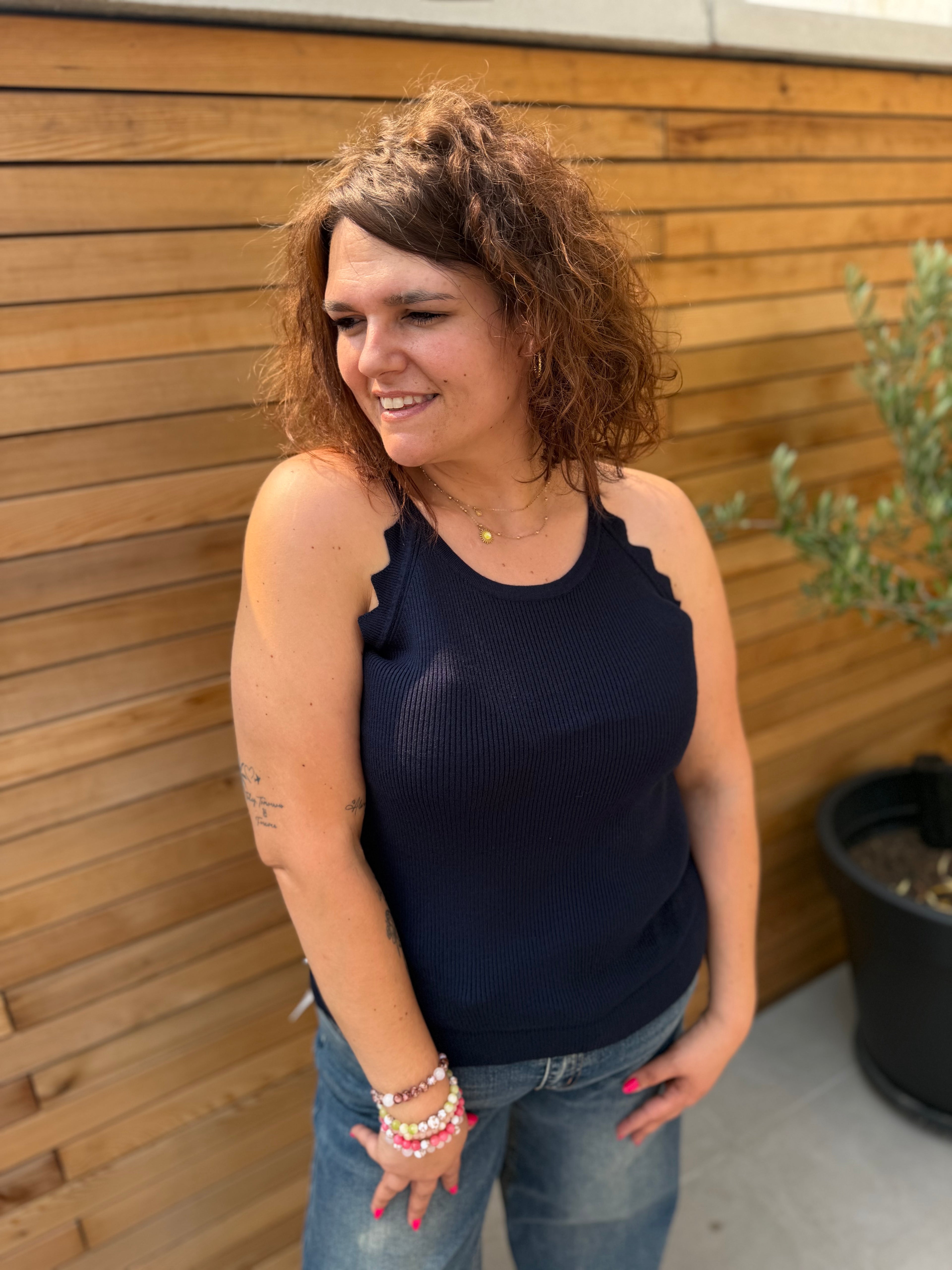 Top Mia bleu marine