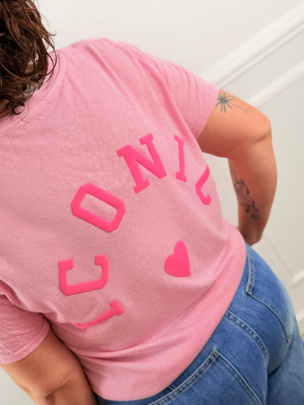 T-shirt Iconic rose 🩷
