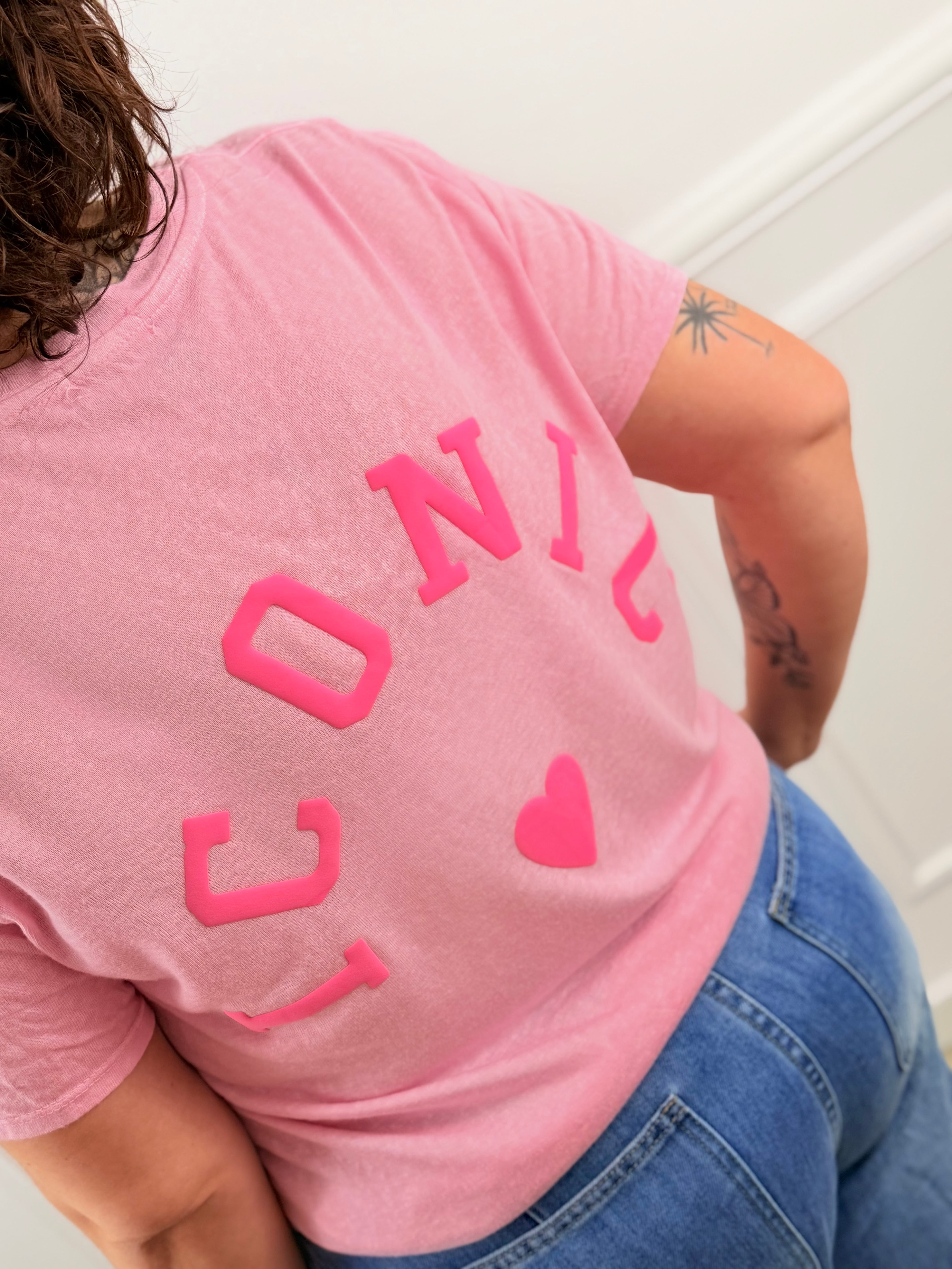 T-shirt Iconic rose 🩷