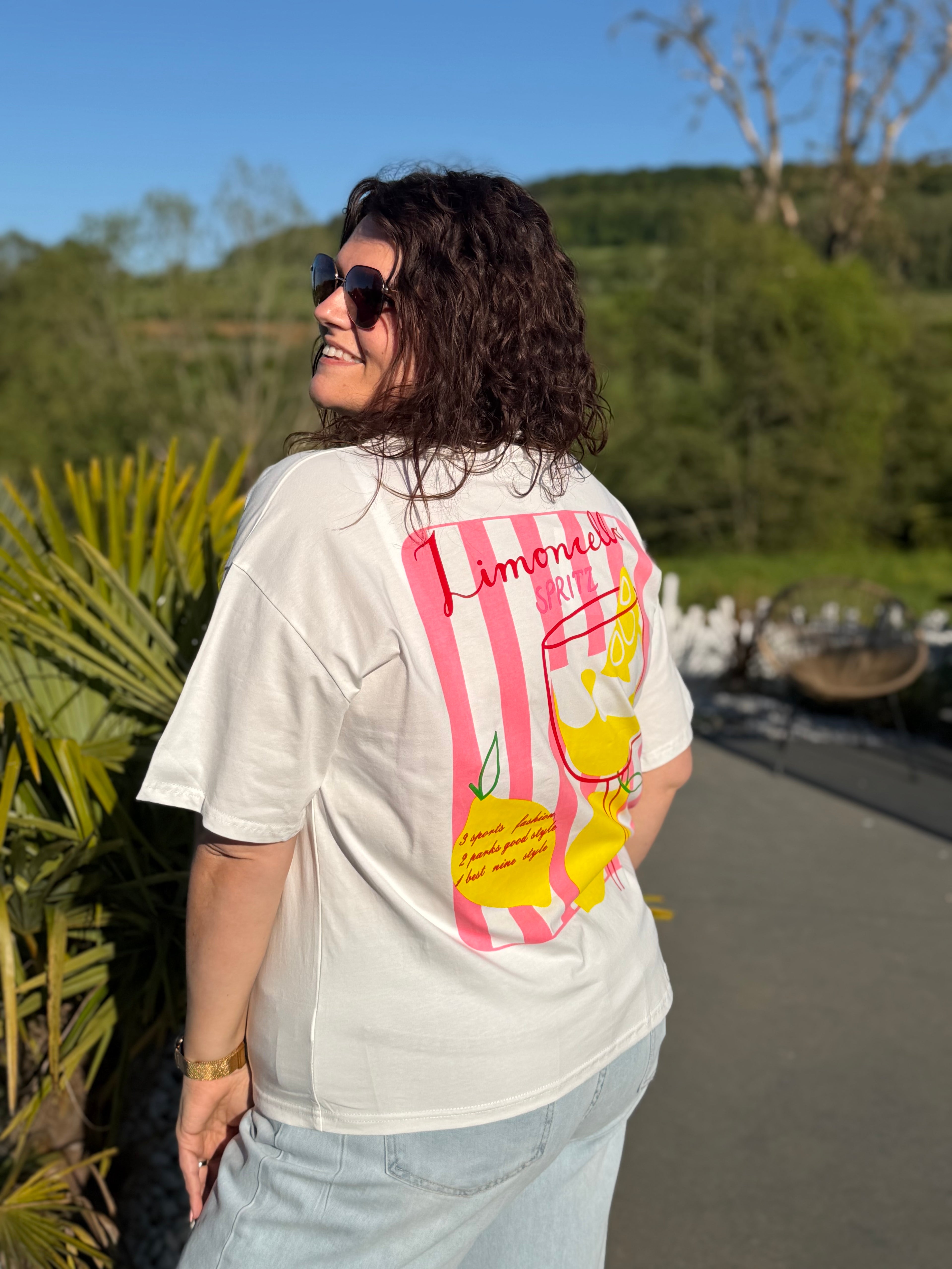 T-shirt Limoncello rose