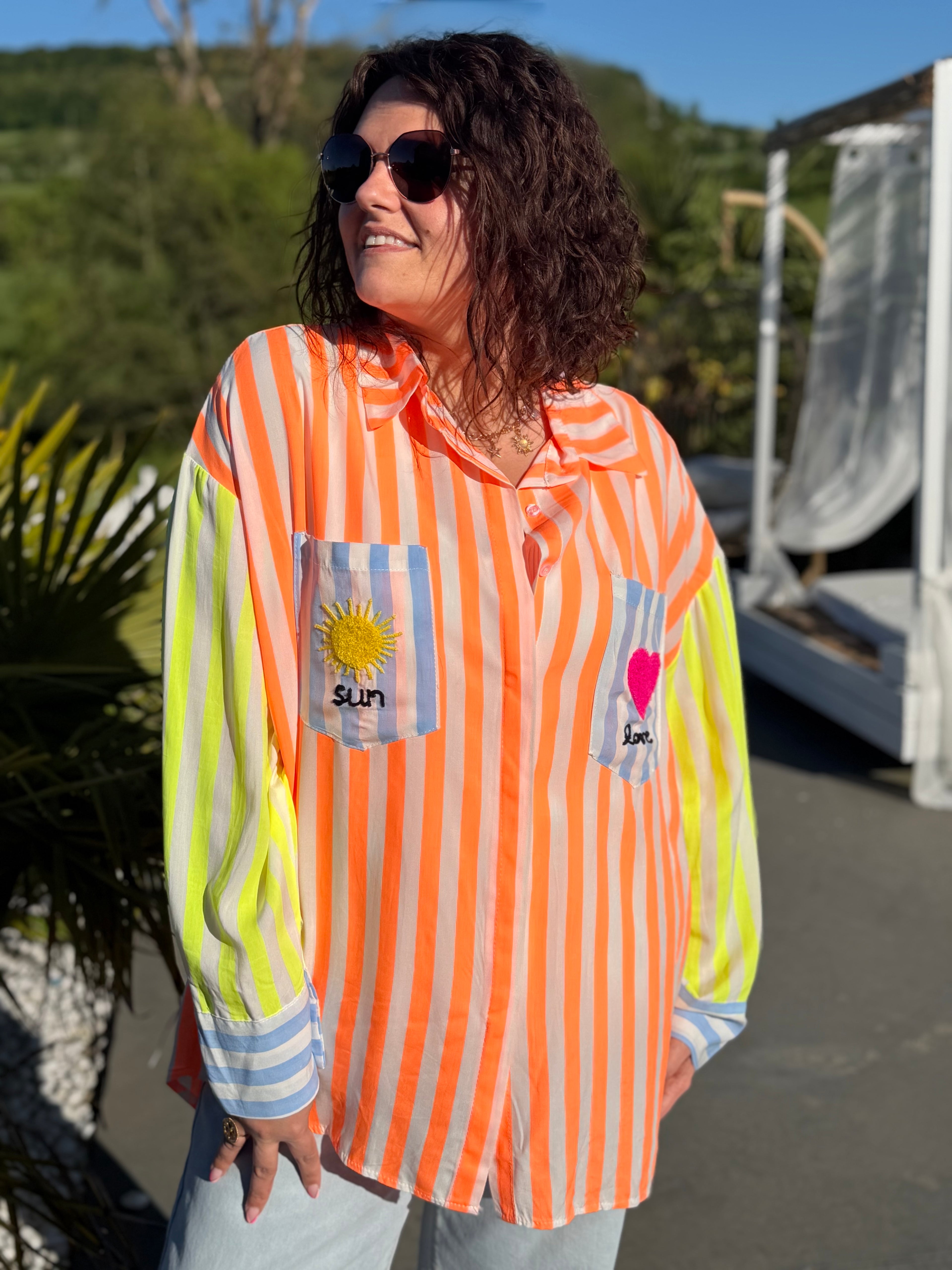 Le chemiser Sun orange