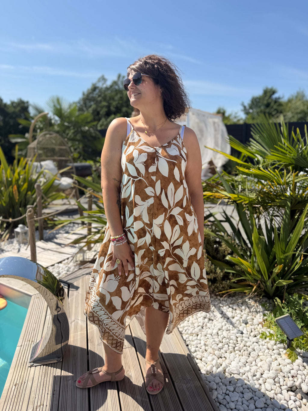 Robe Zélie camel