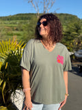 T-shirt Amore kaki