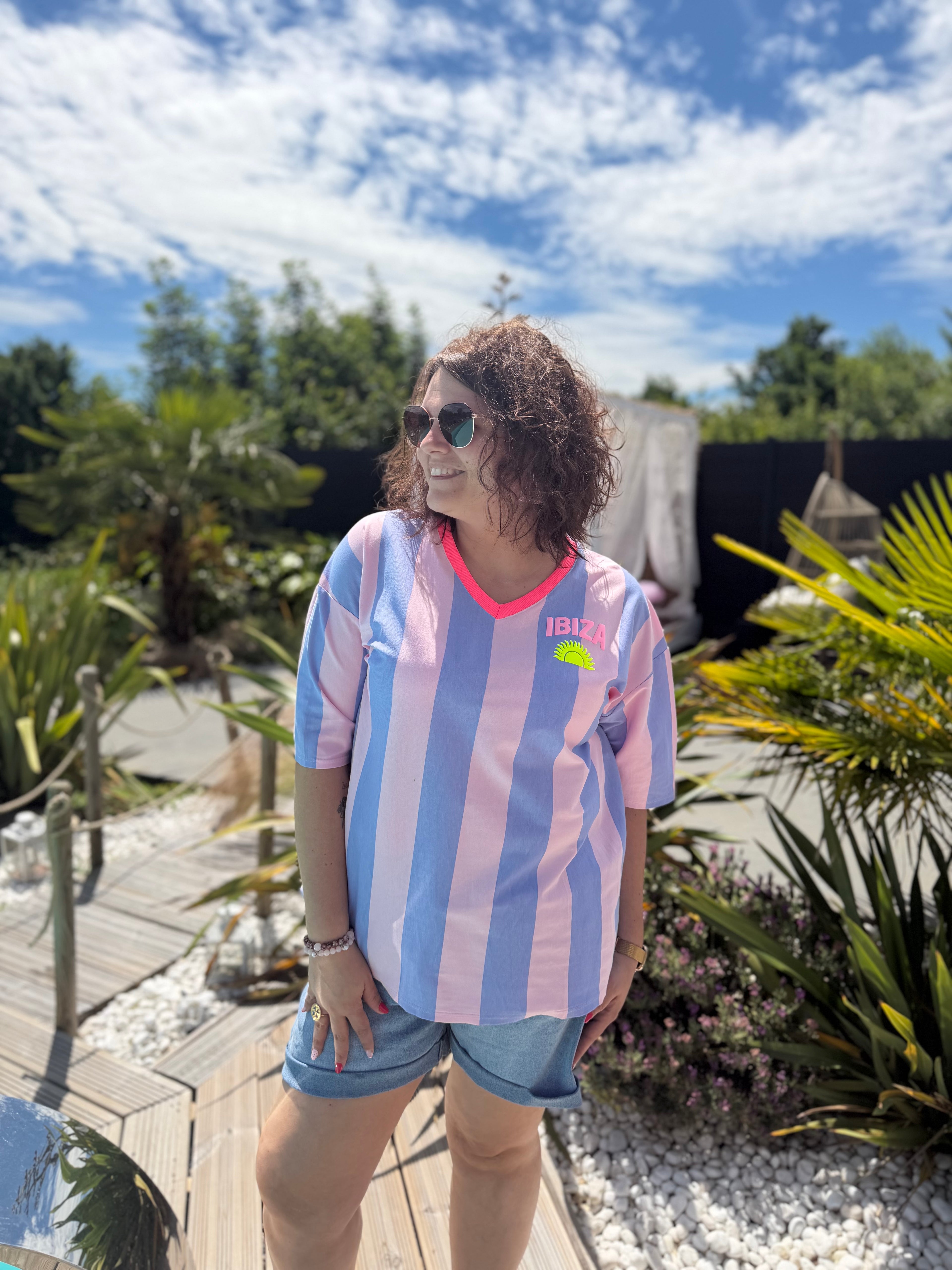 T-shirt Ibiza mauve