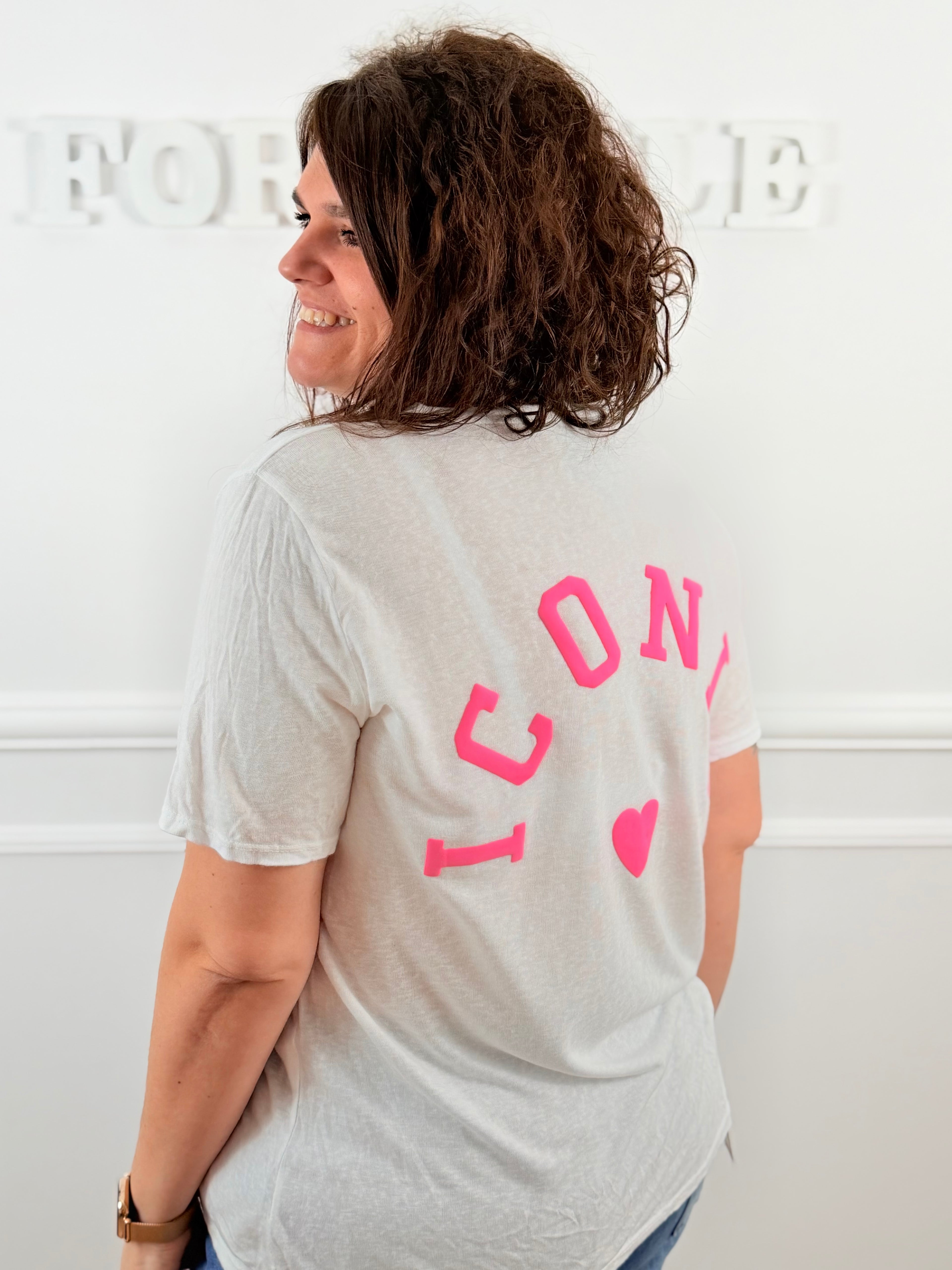 T-shirt Iconic blanc 🩷