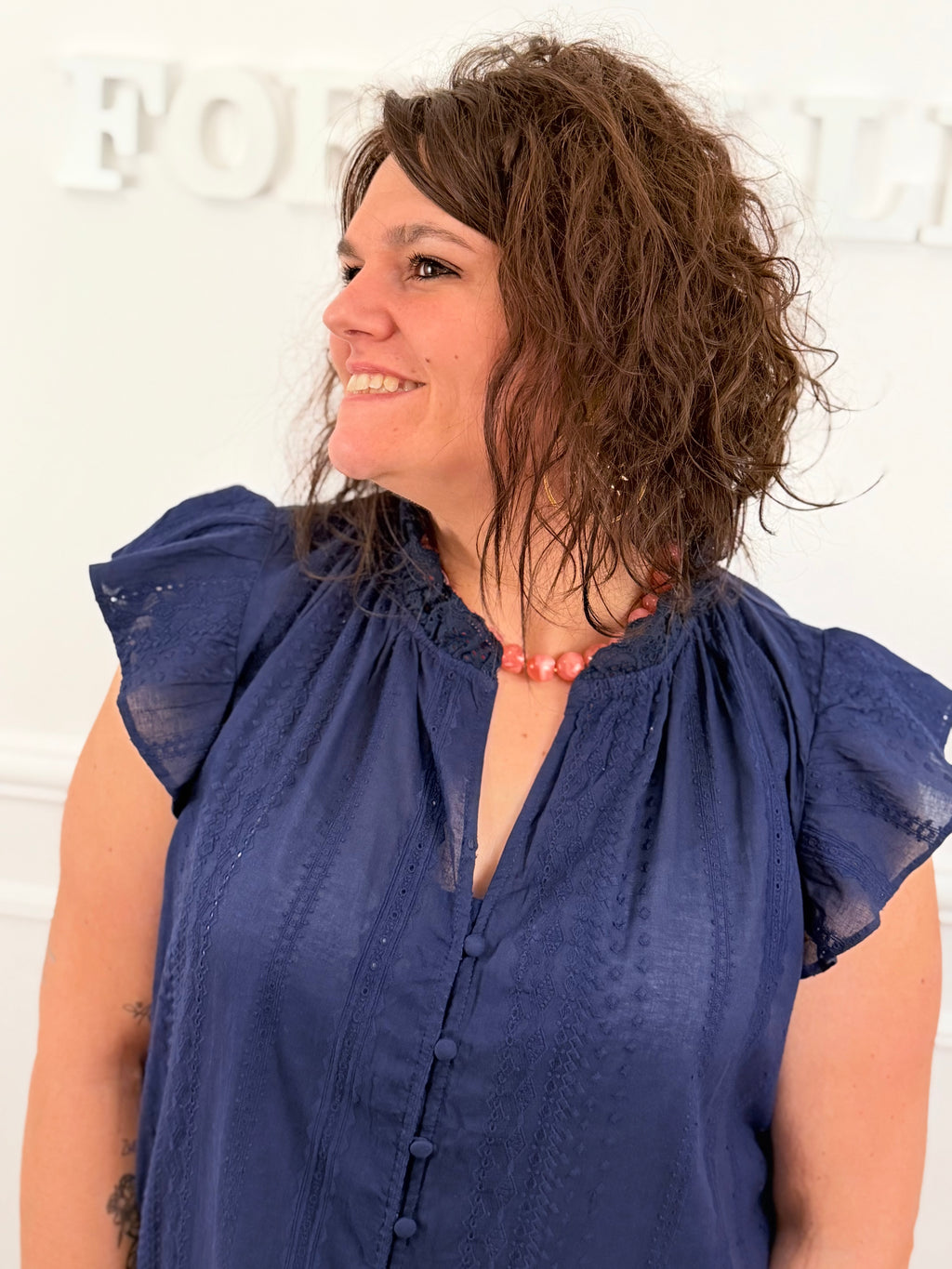 Blouse Zaya bleu marine