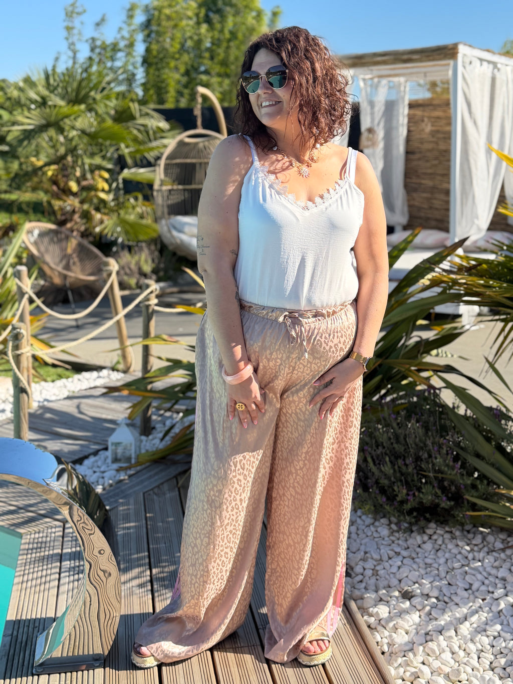 Pantalon léopard