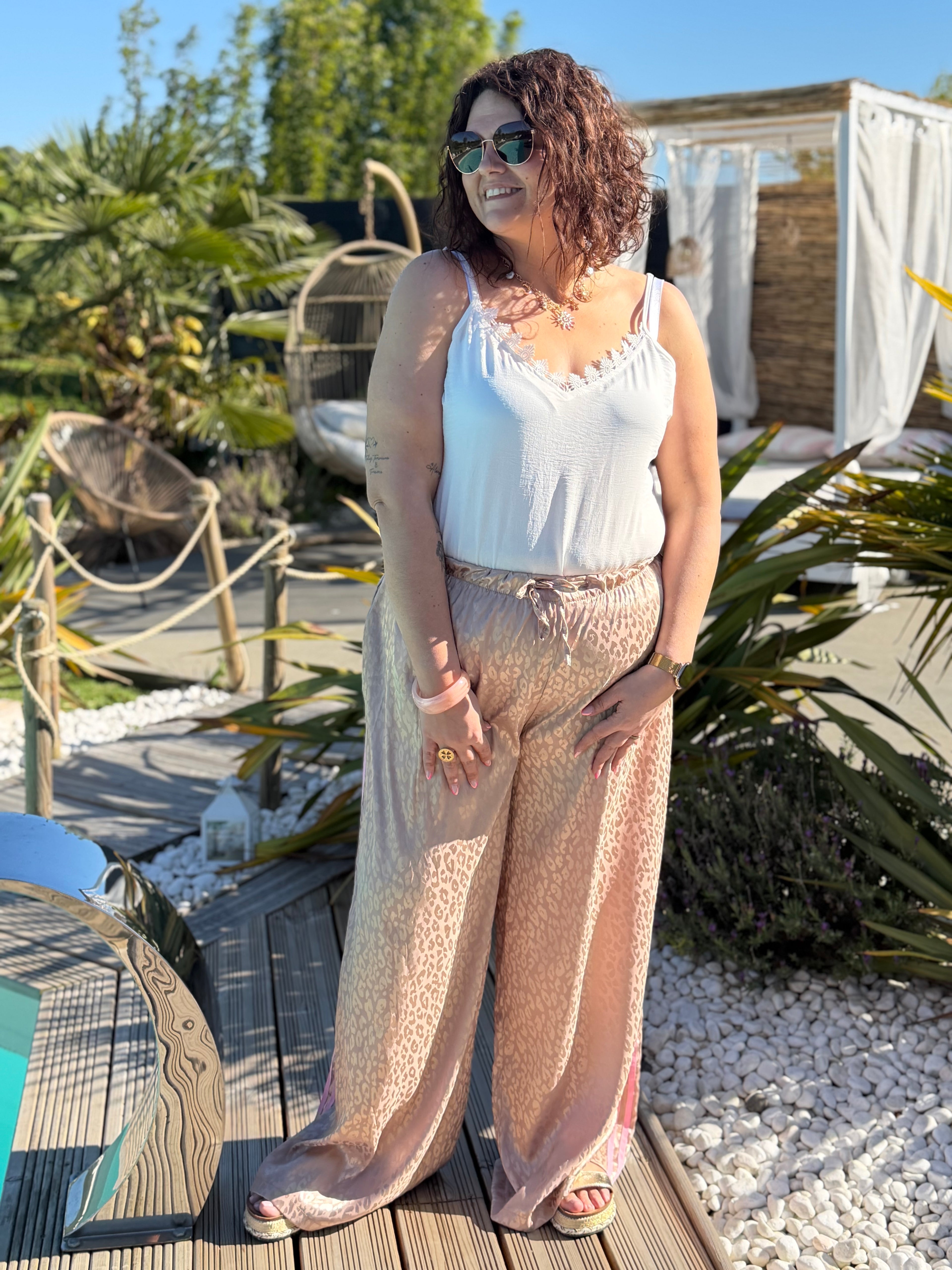 Pantalon léopard