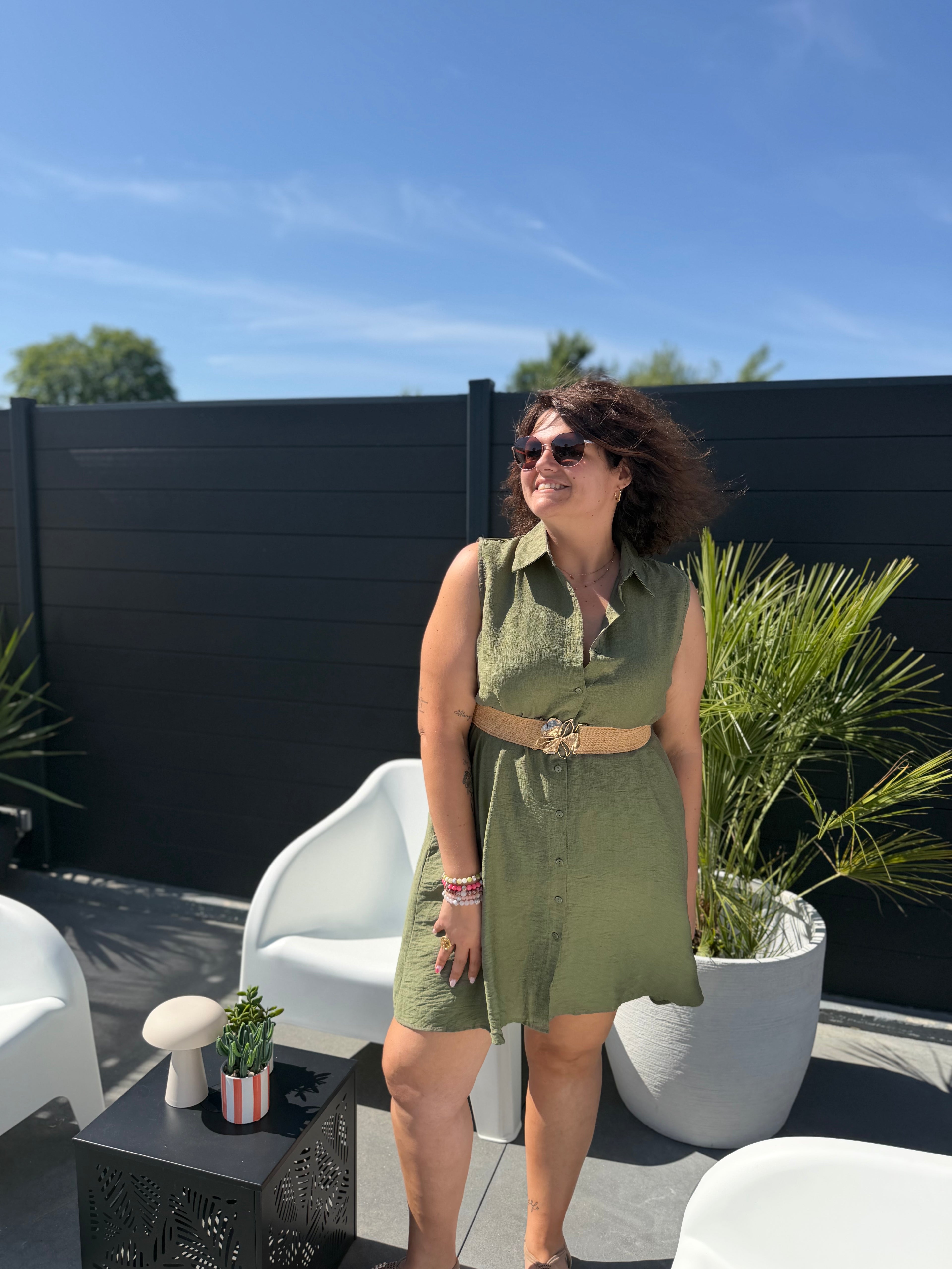 La robe Amalia kaki