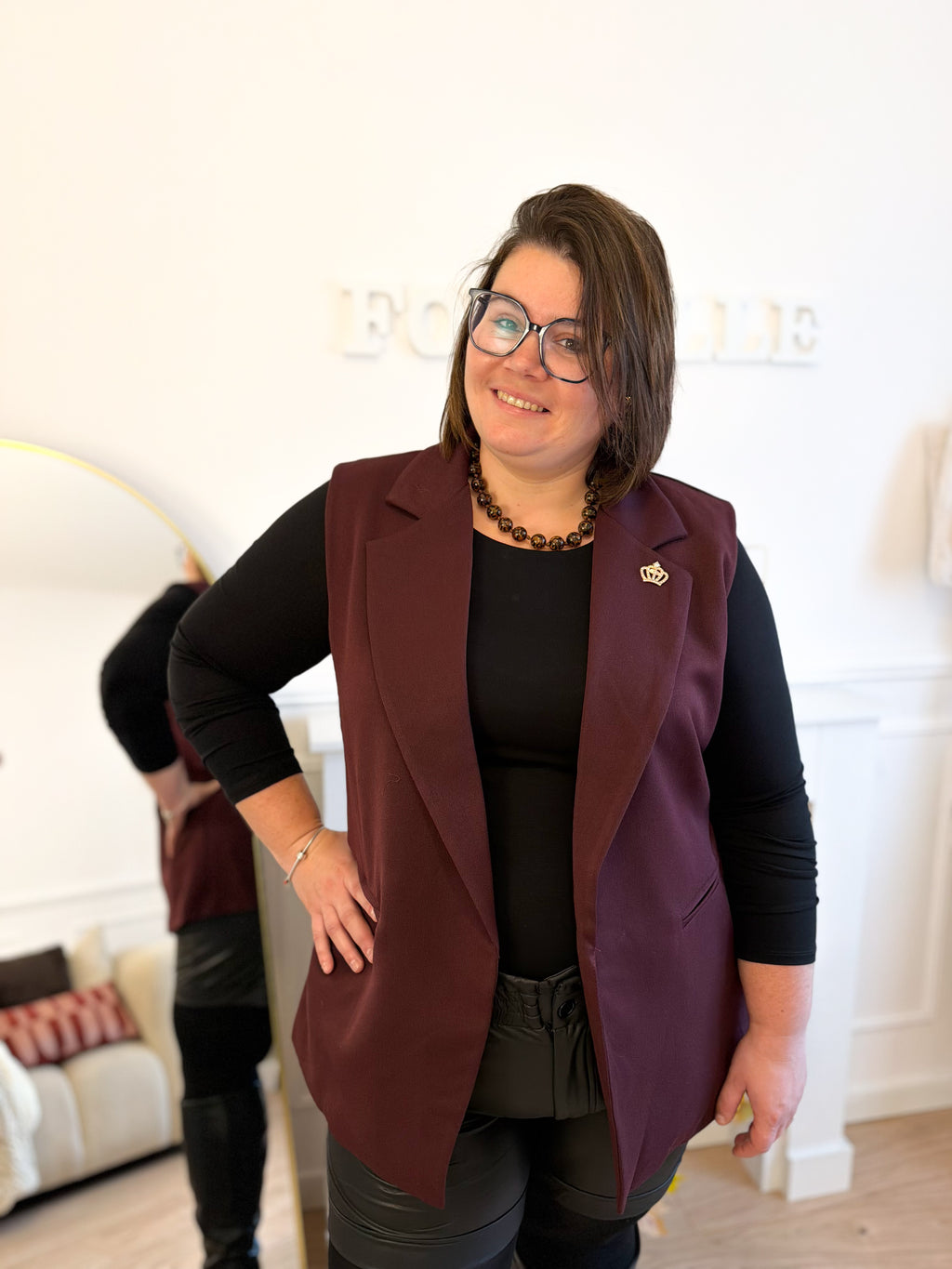La blazer sans manches Queens