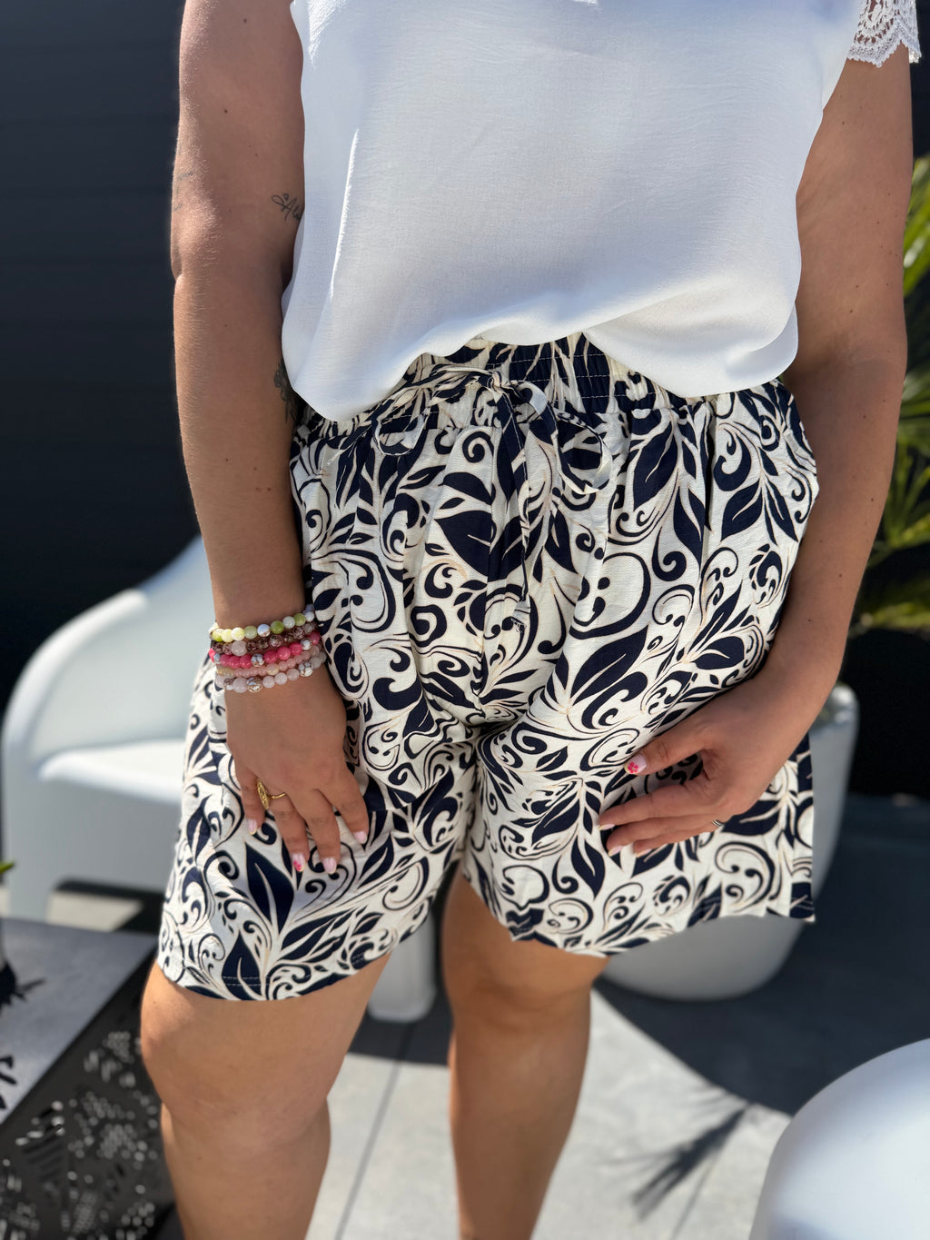 Short Paola bleu marine