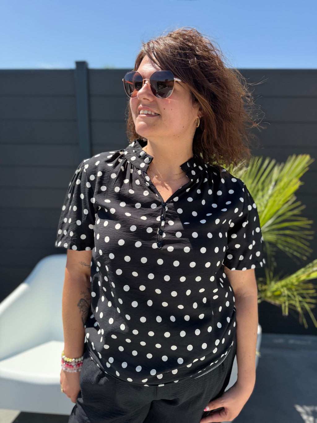 Blouse Orora noir