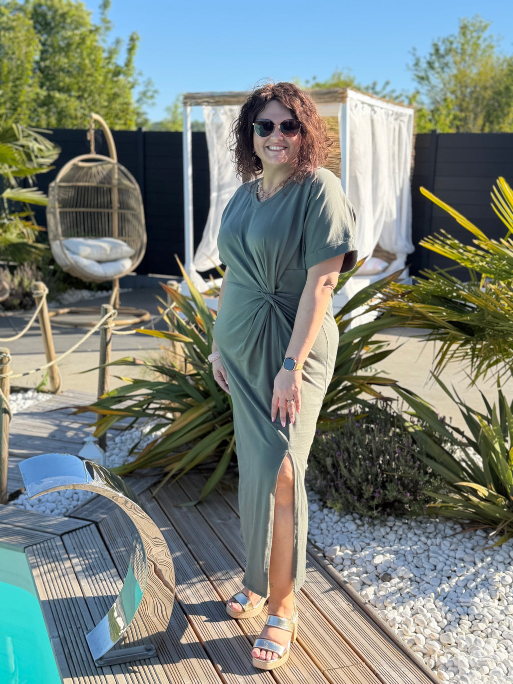 Robe Malia kaki