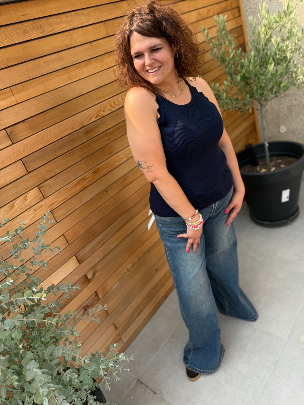 Top Mia bleu marine