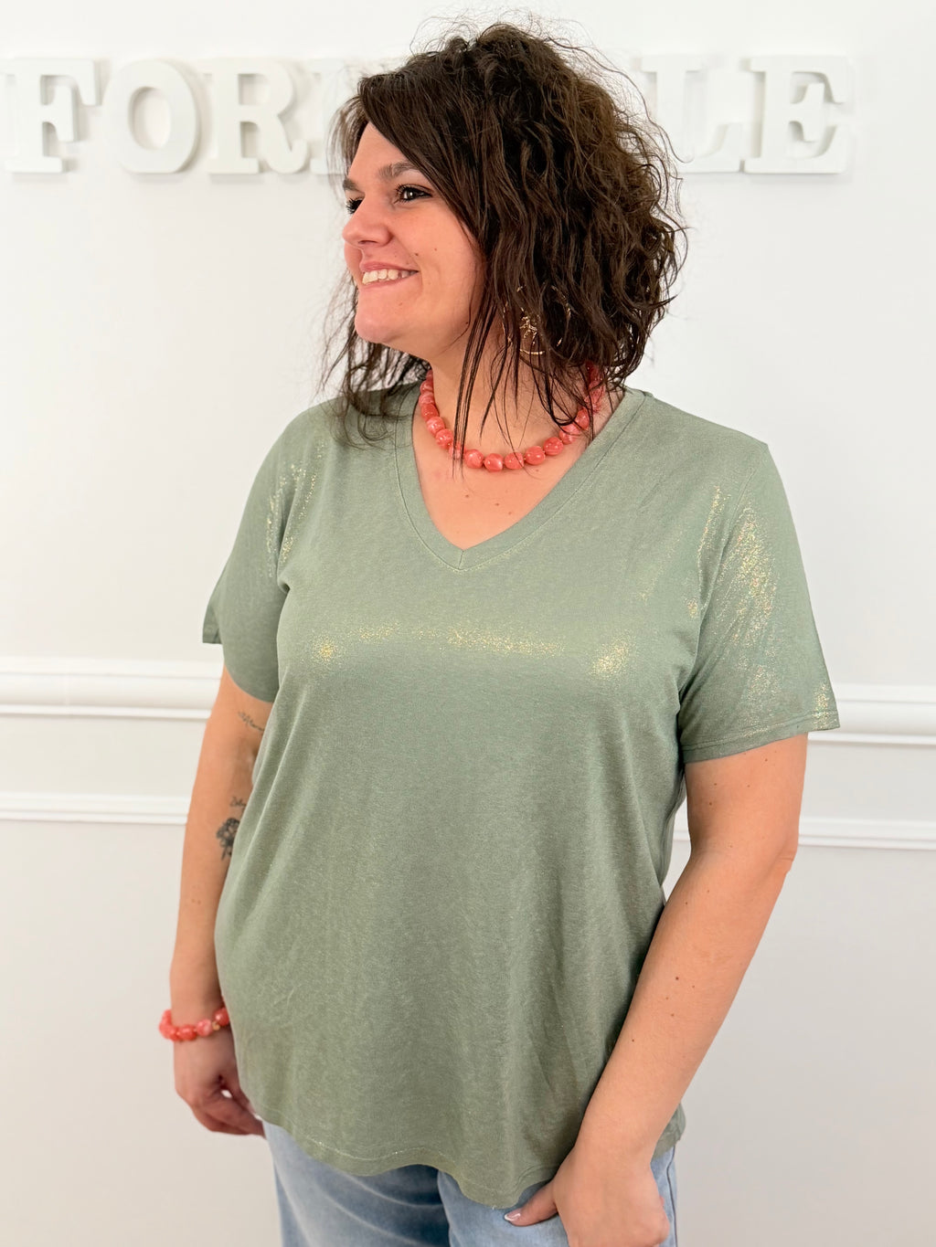 T-shirt Calya kaki