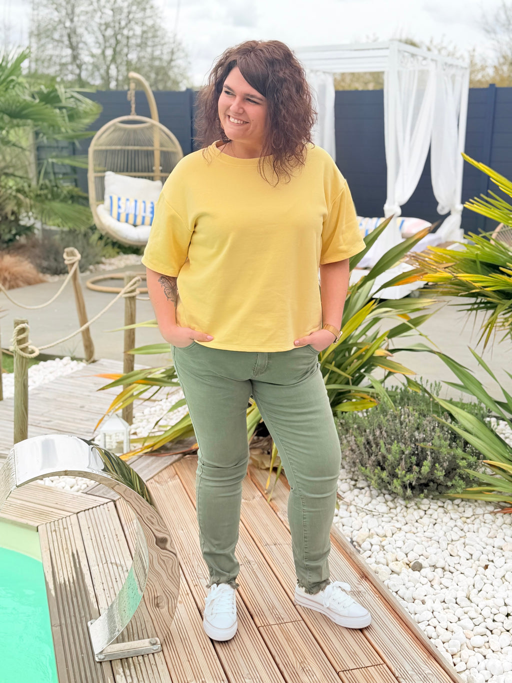 T-Shirt good things jaune
