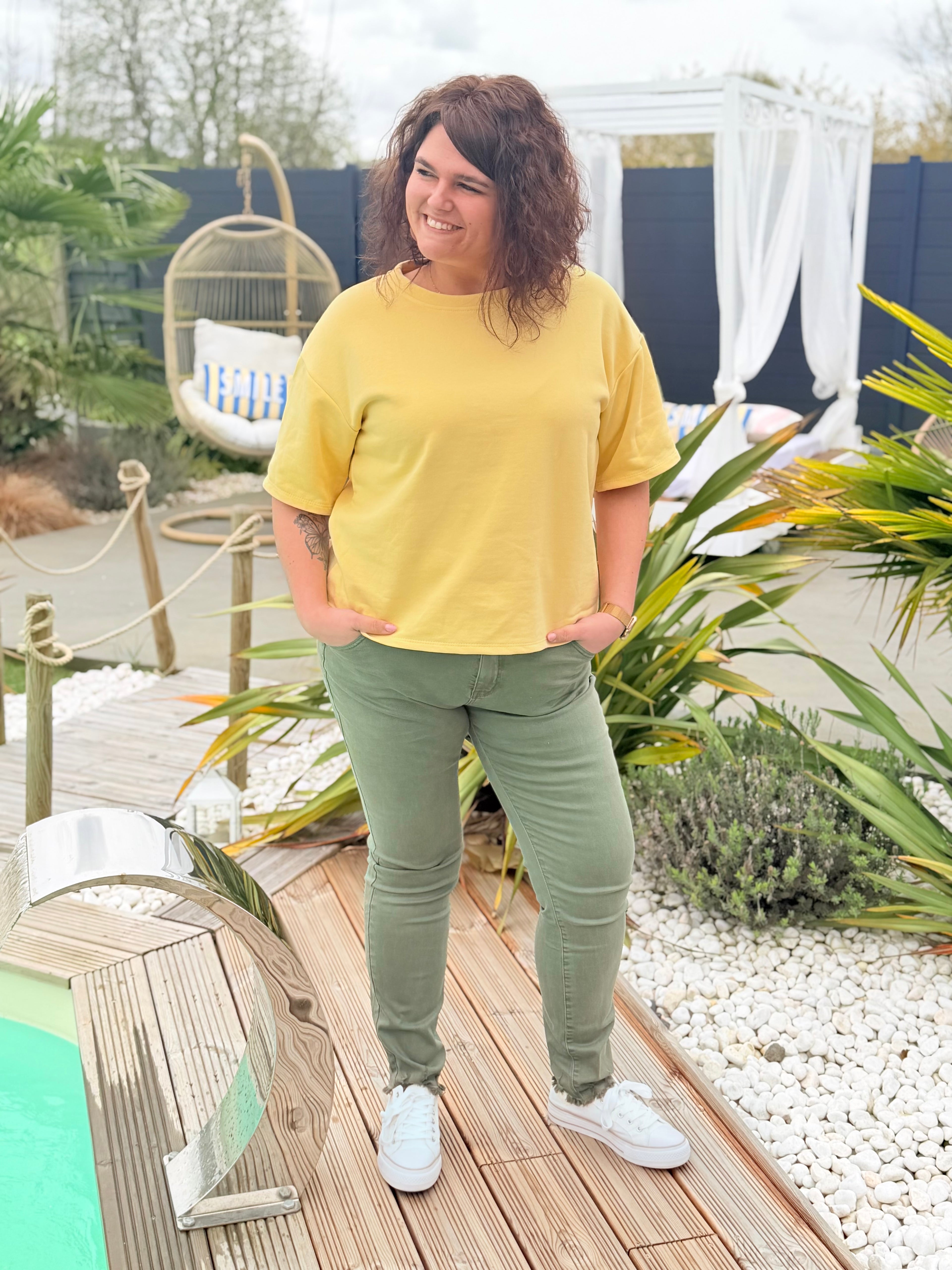 T-Shirt good things jaune