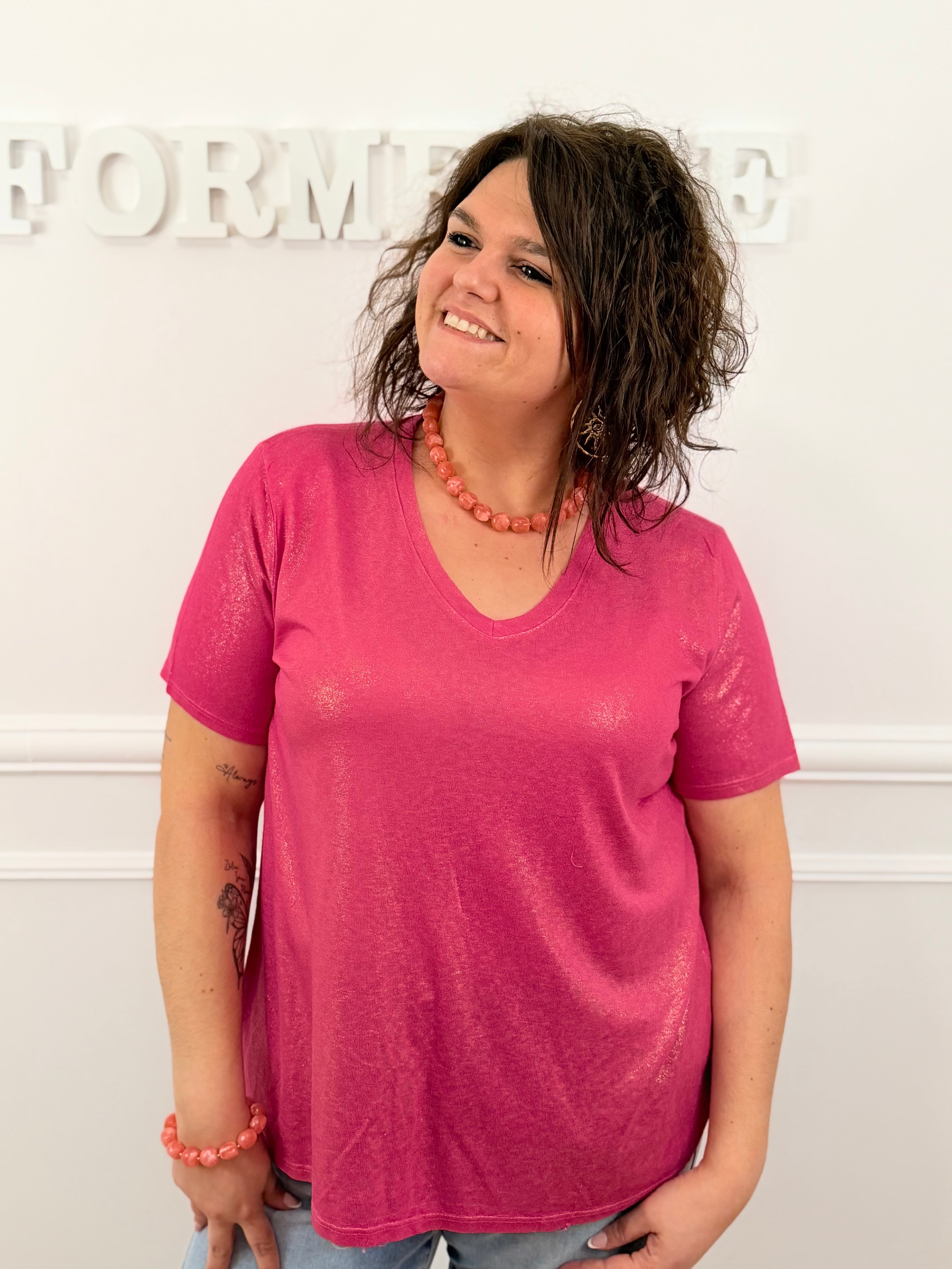 T-shirt Calya fushia