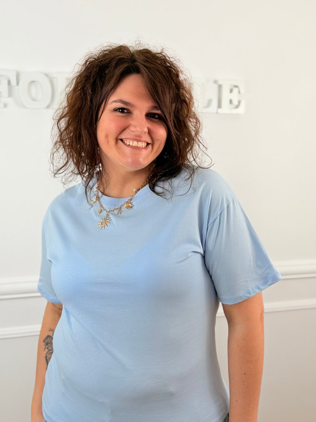 T-shirt Amalia bleu