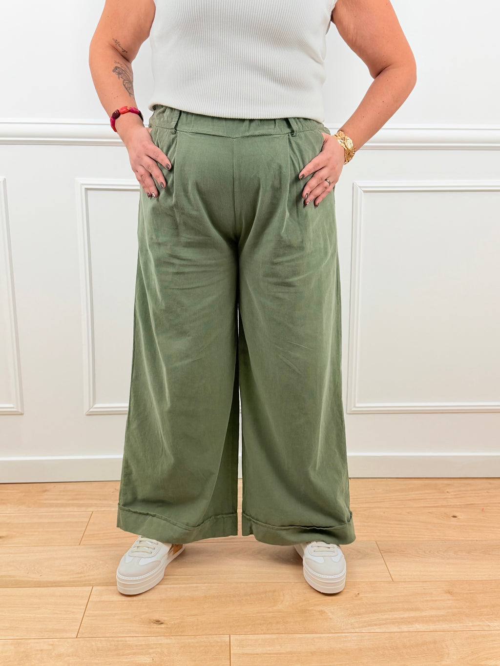 🌿 Pantalon Paloma – Vert