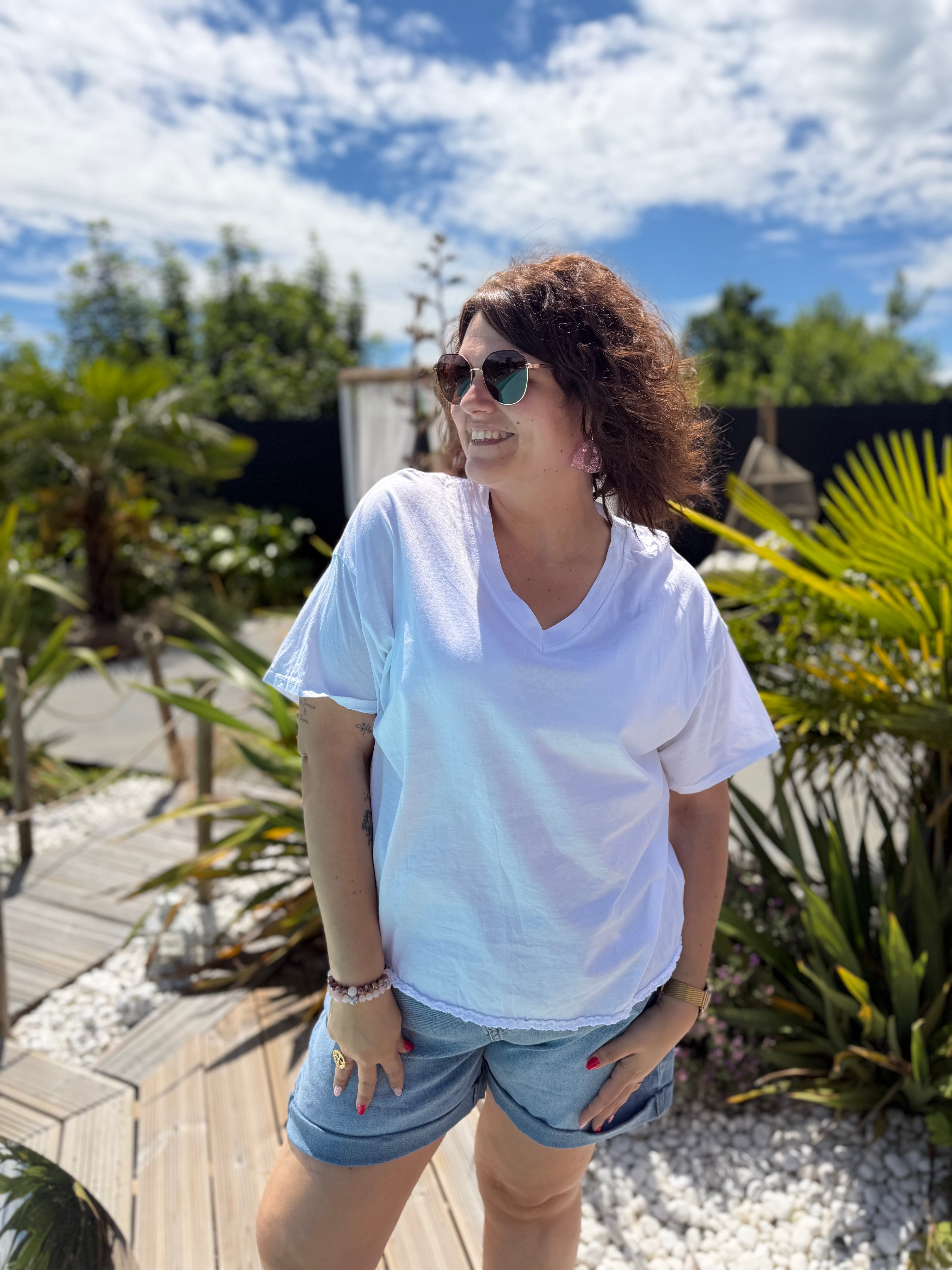 T-shirt Lola blanc