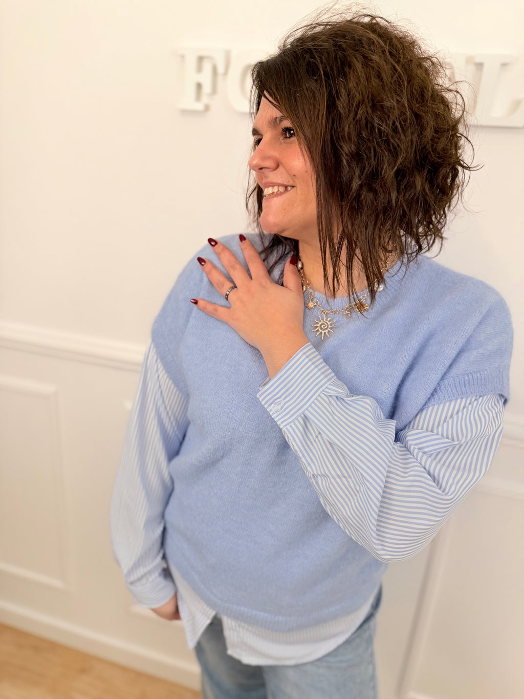 Pull Sofia bleu