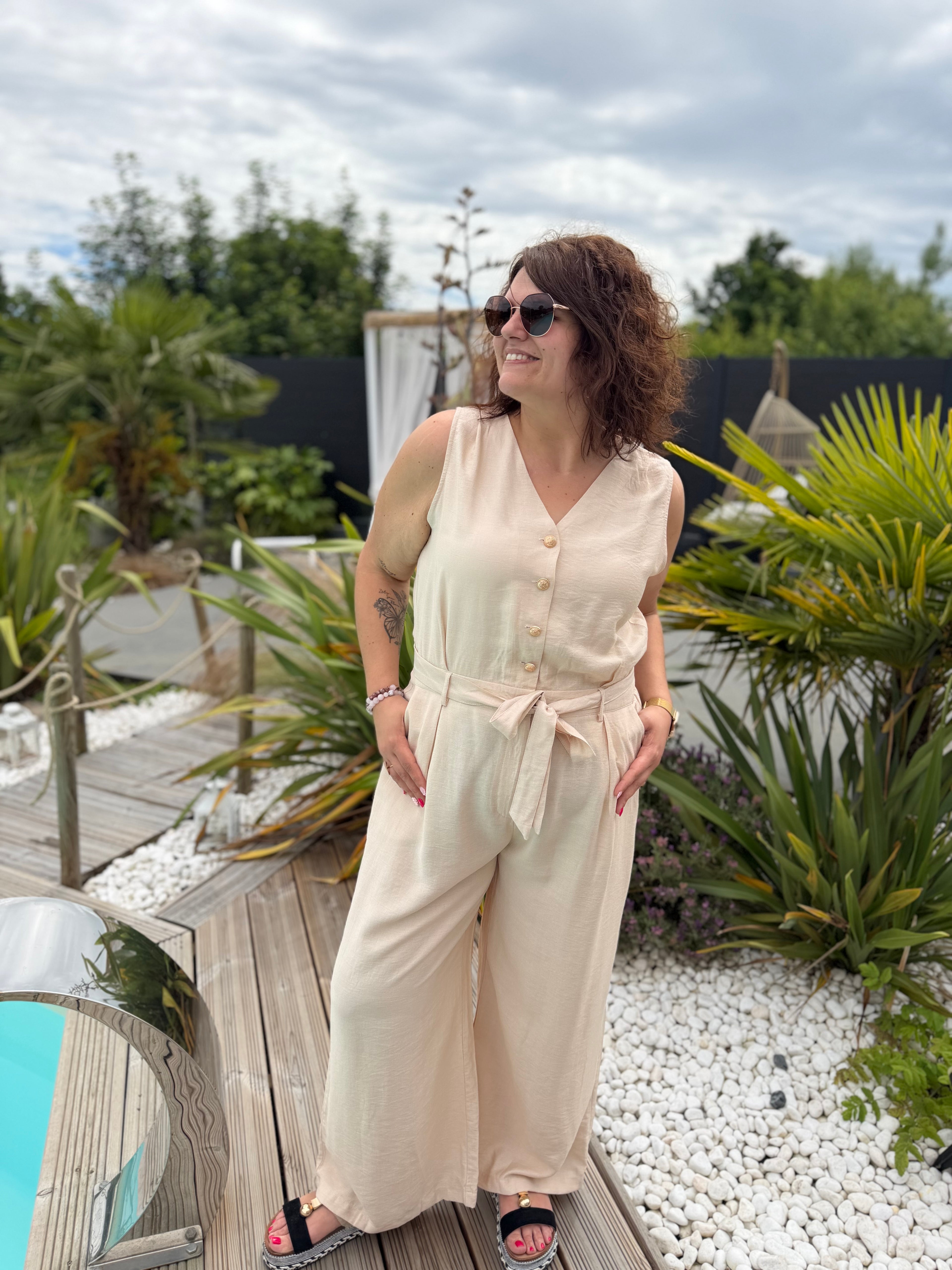 Combinaison Seraphina beige