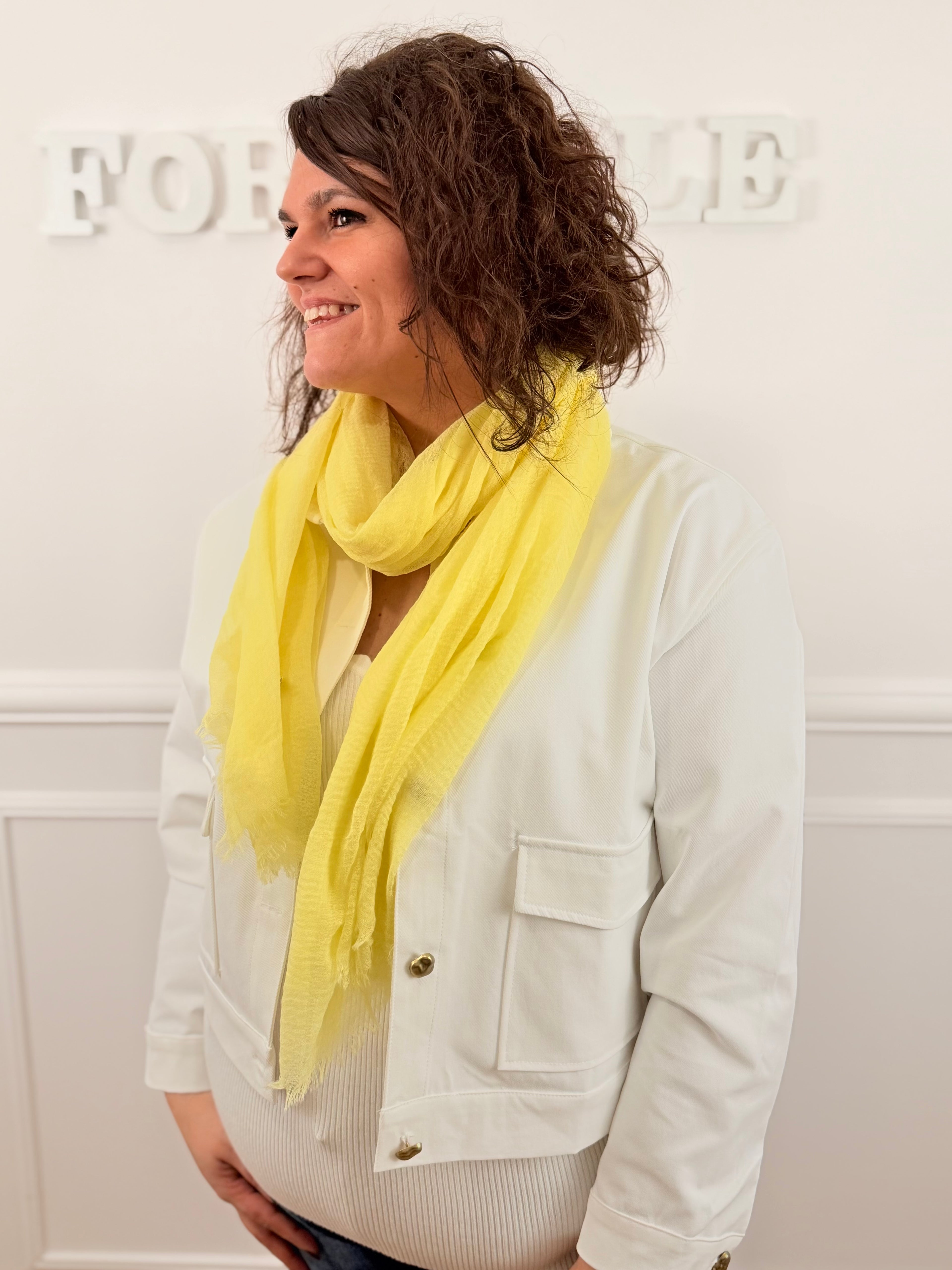 Le foulard Loana jaune
