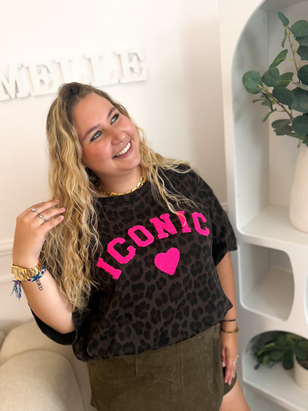 T-shirt Iconic rose