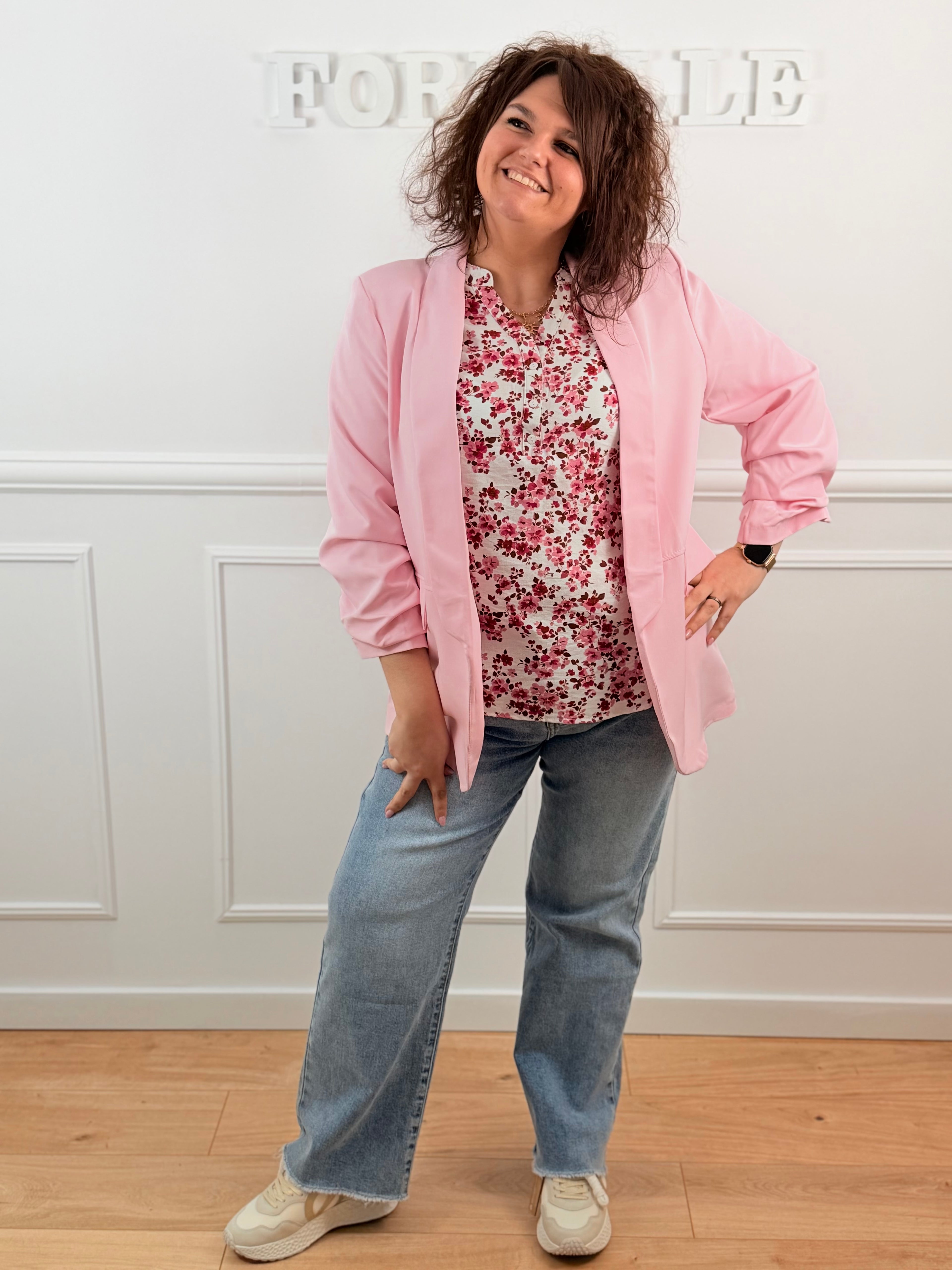 Blouse Céline fushia