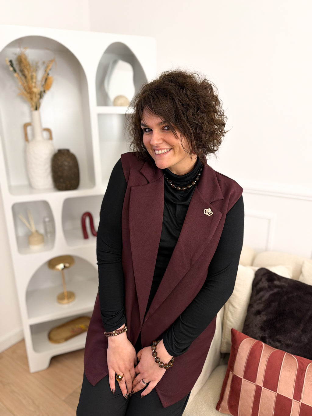 La blazer sans manches Queens