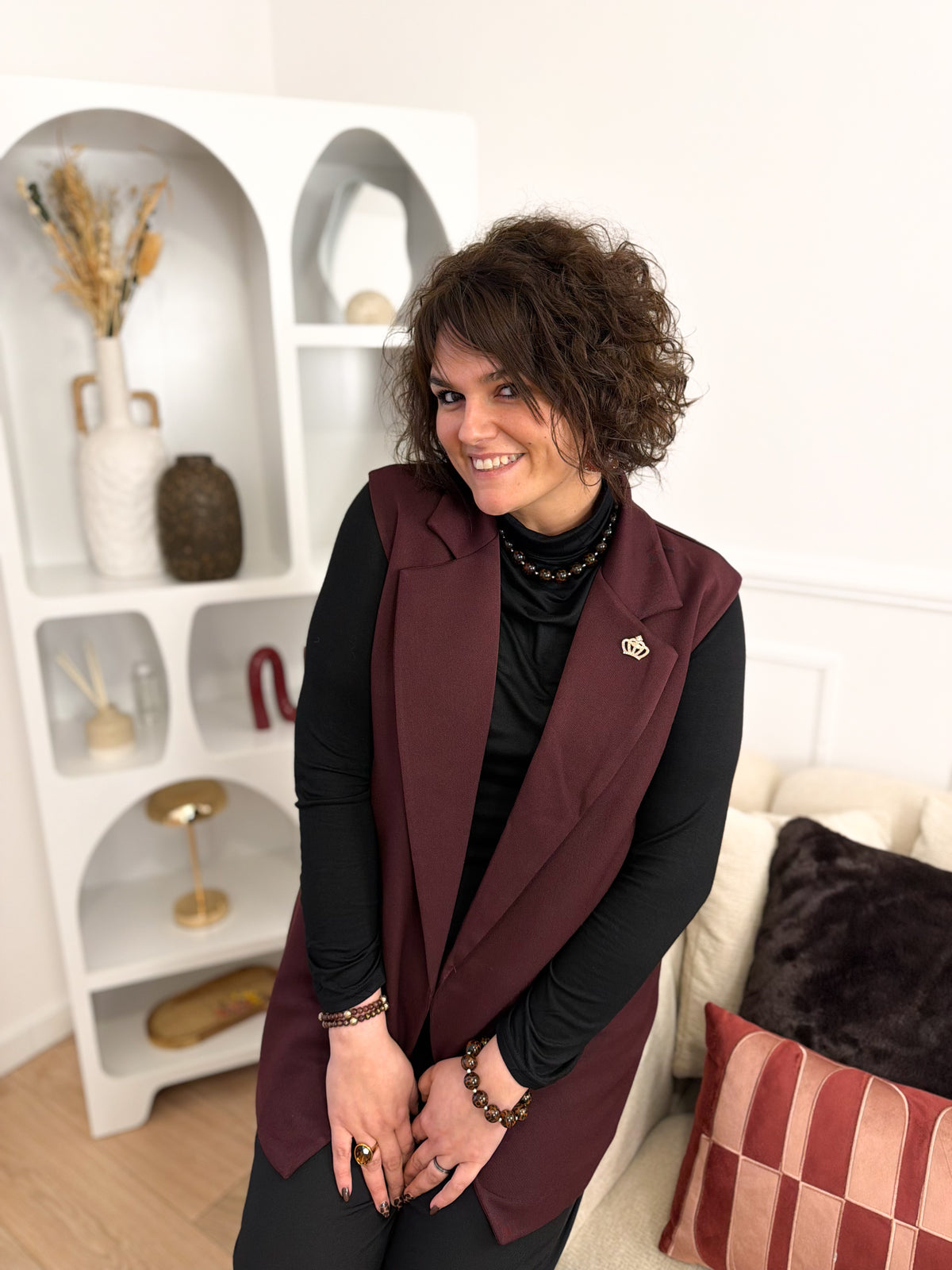 La blazer sans manches Queens