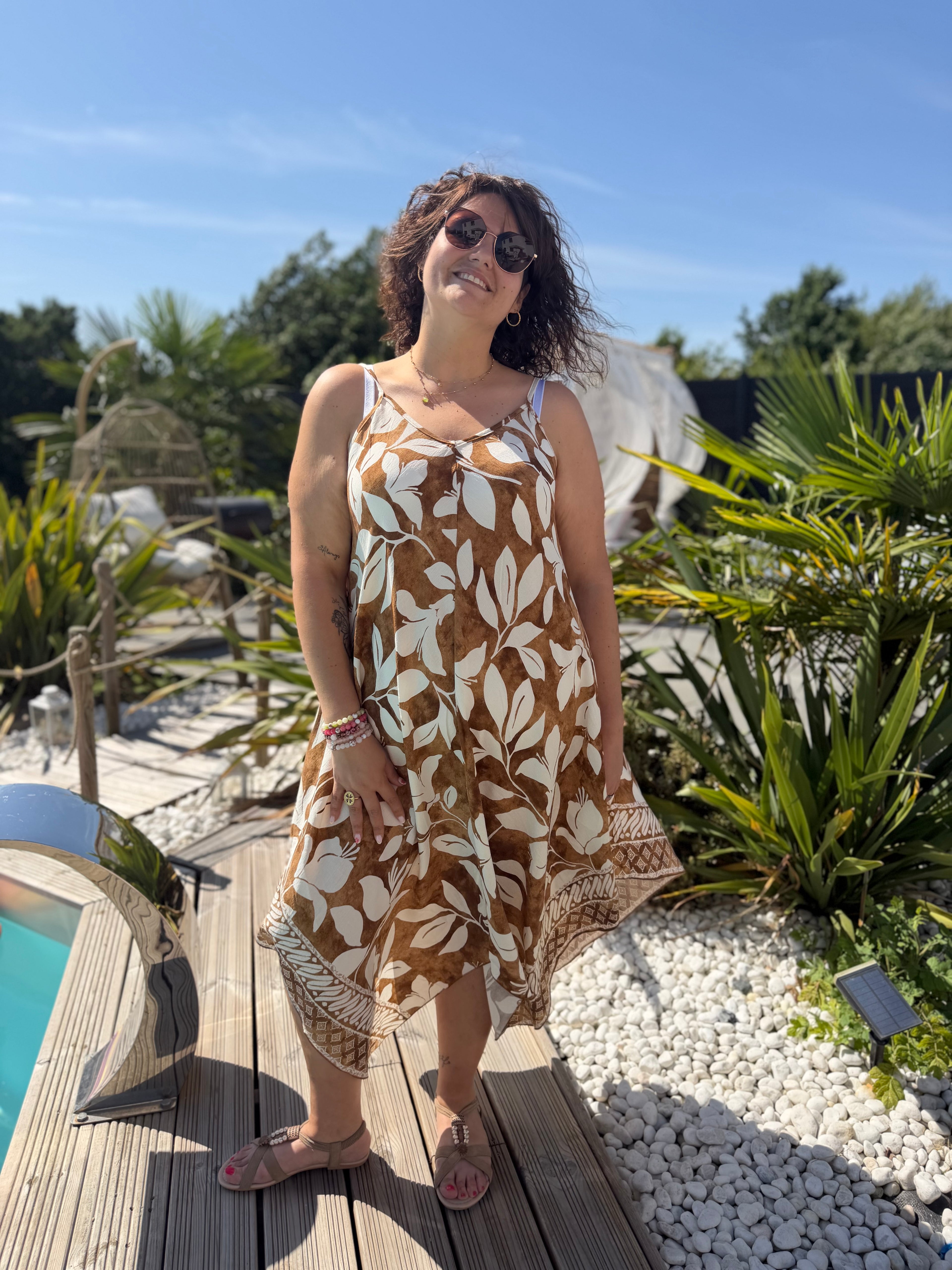 Robe Zélie camel