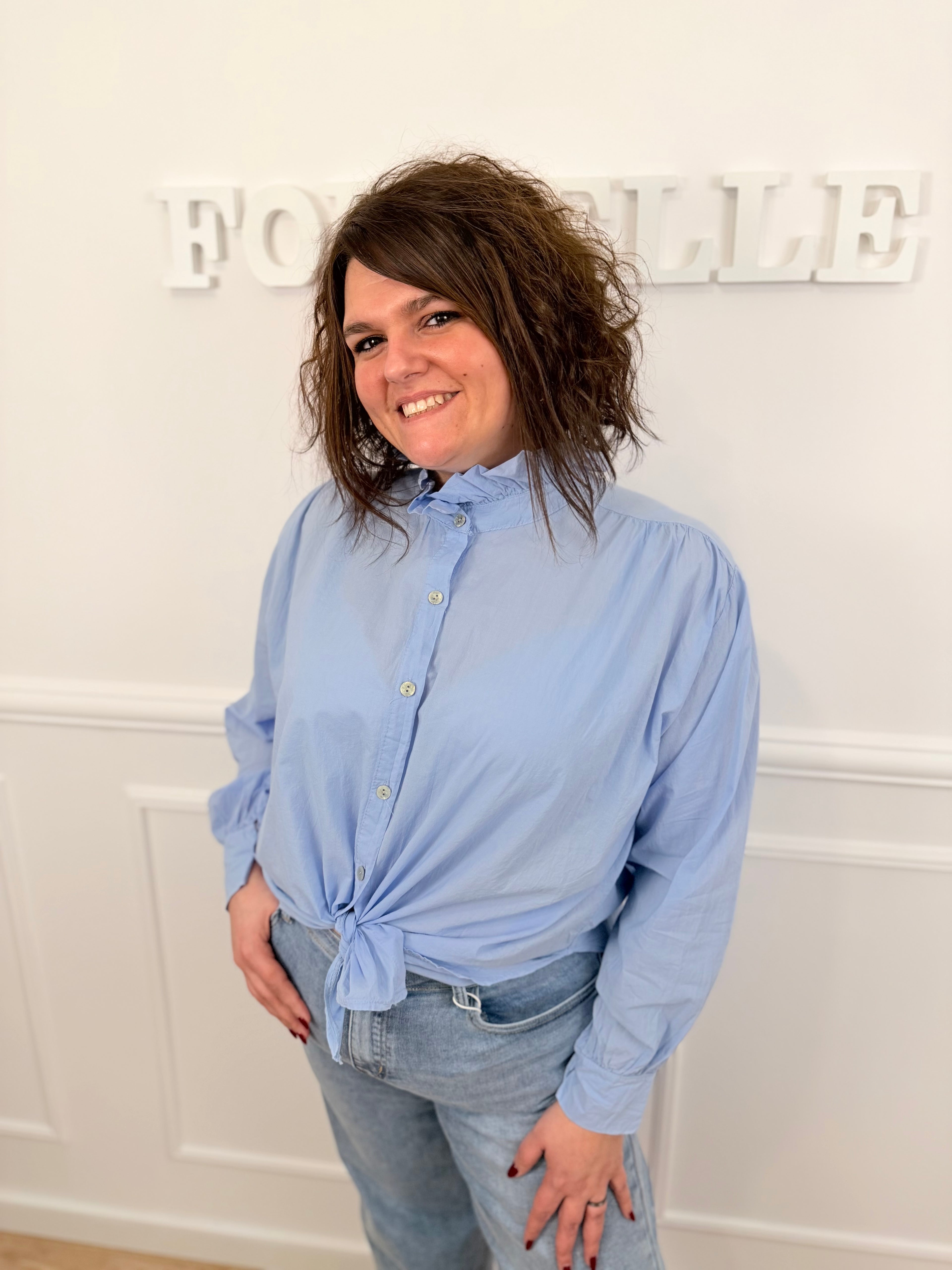 Chemisier Lori bleu