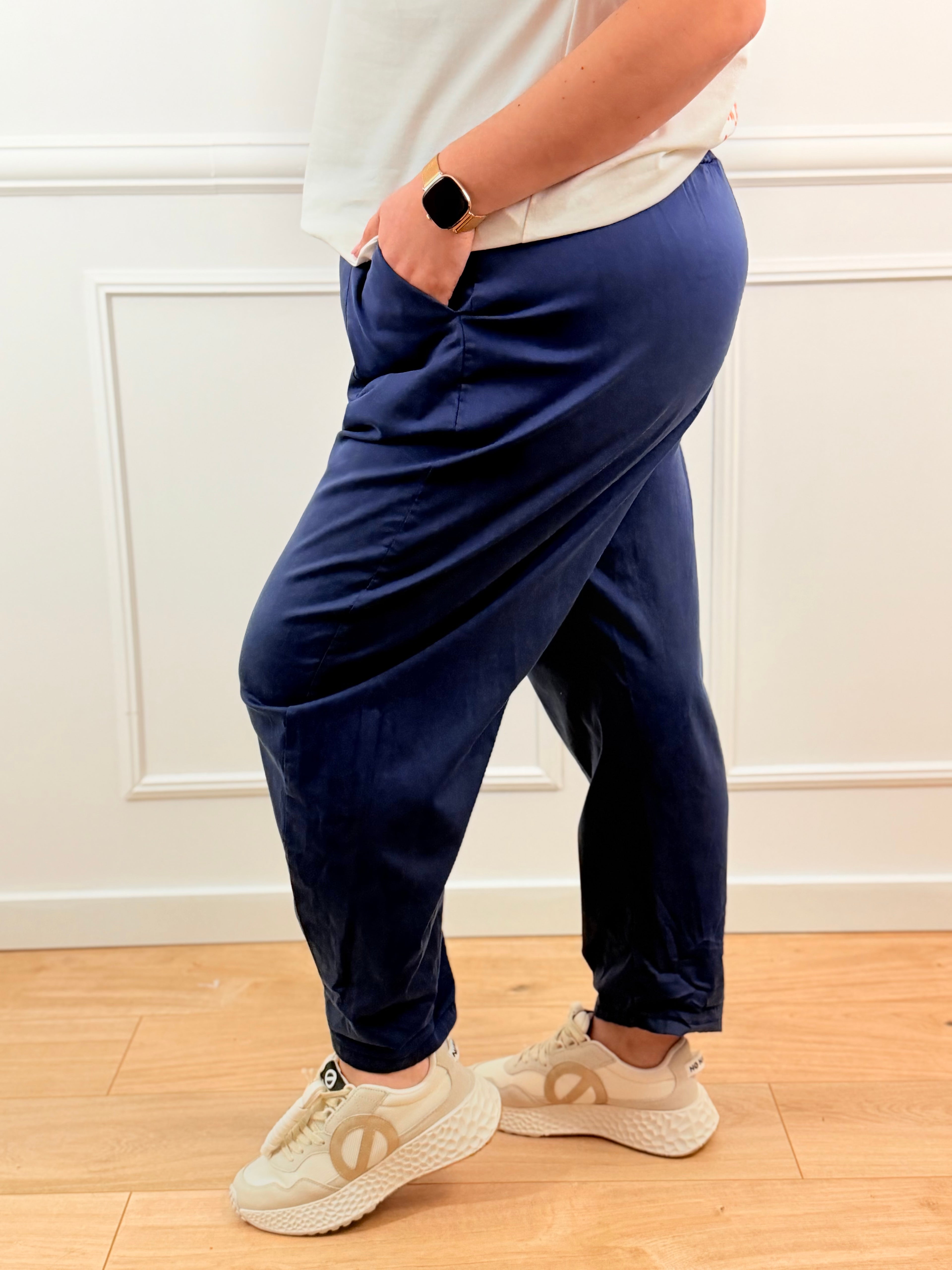 Pantalon Gina bleu marine