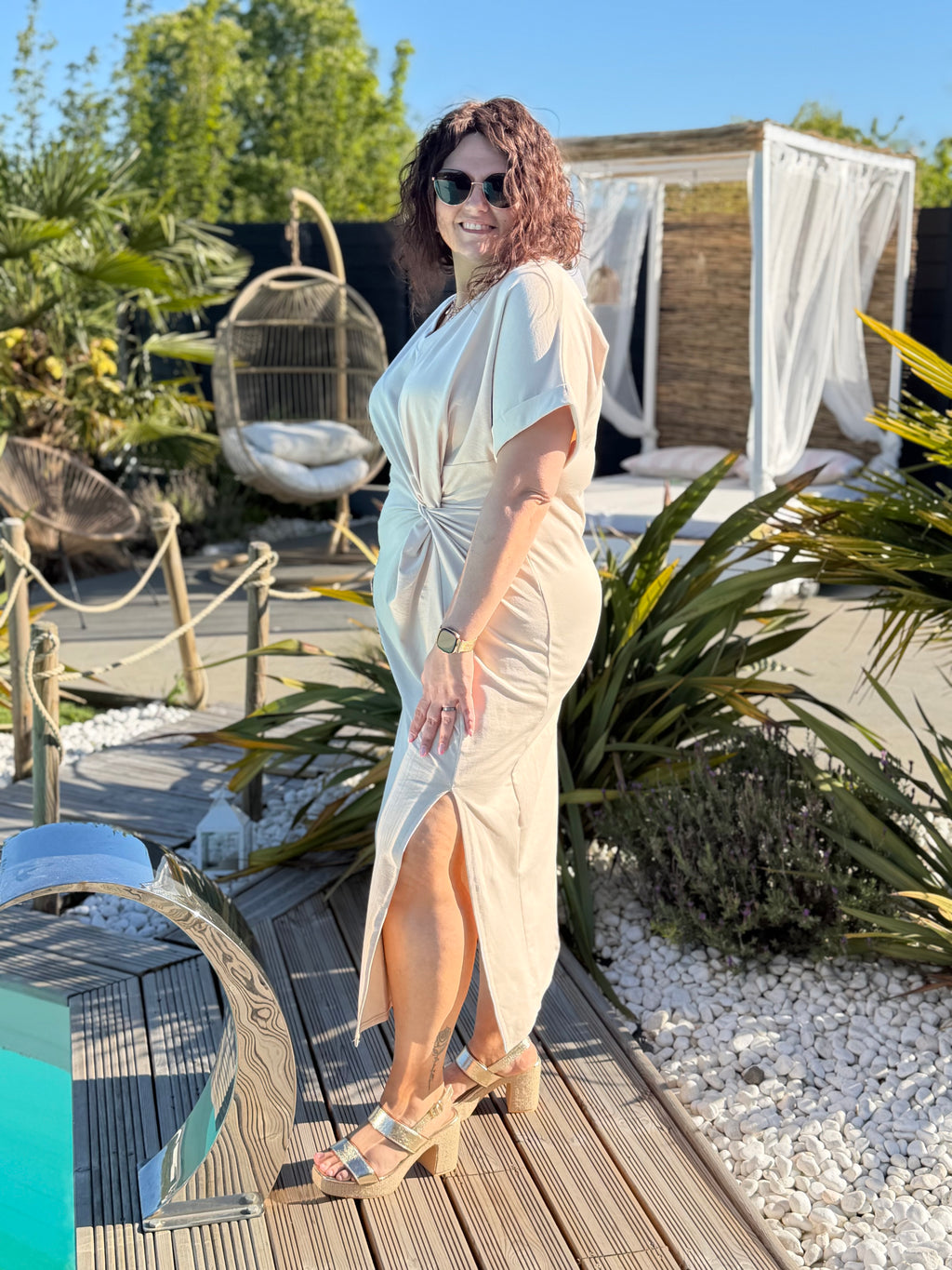 Robe Malia beige