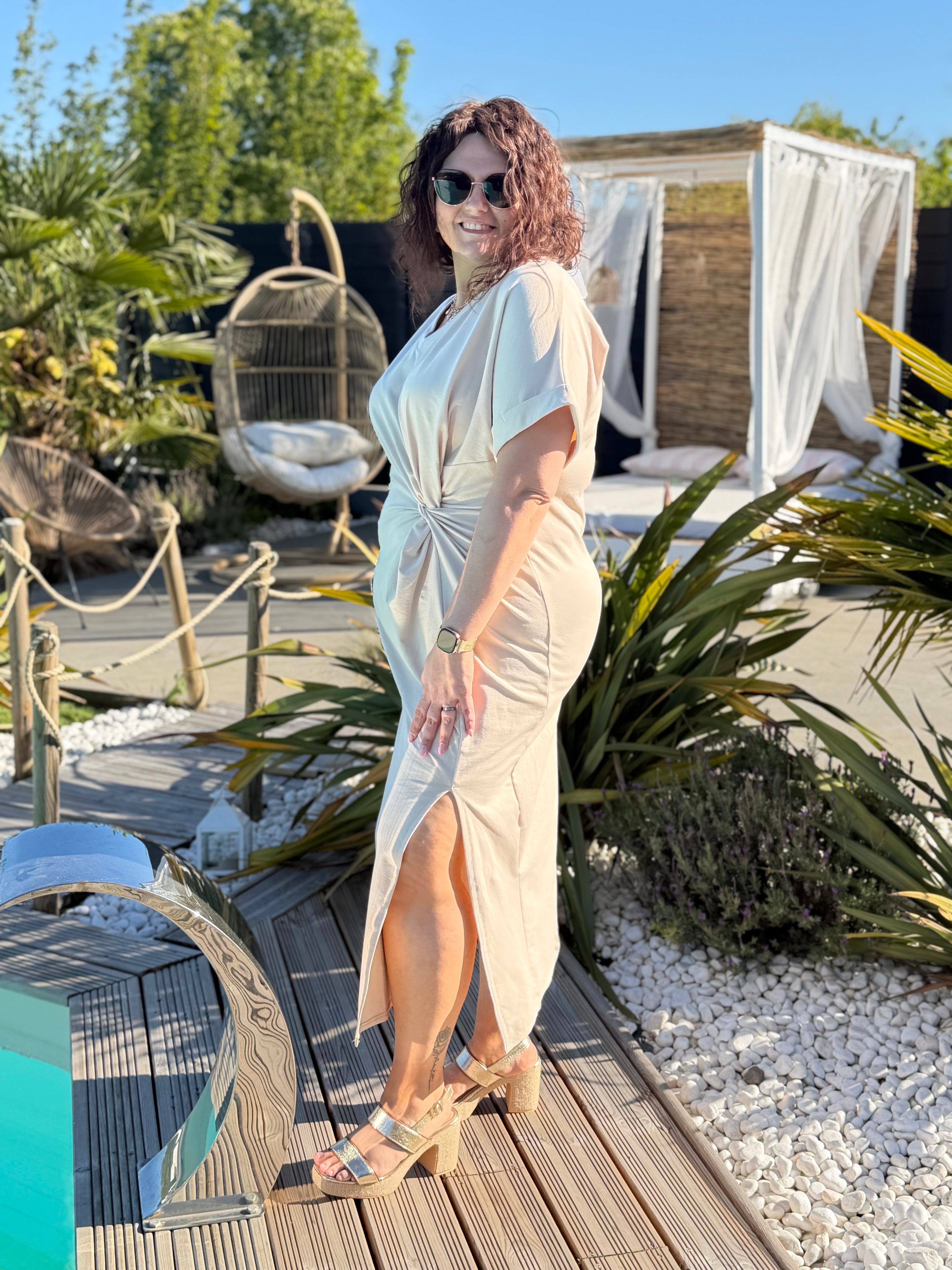 Robe Malia beige