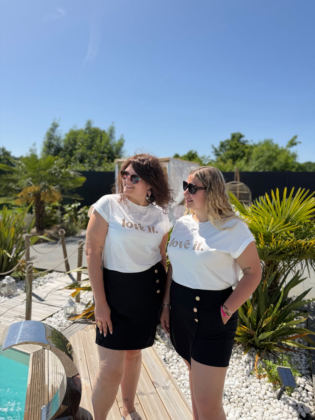 Jupe short Sila Noir