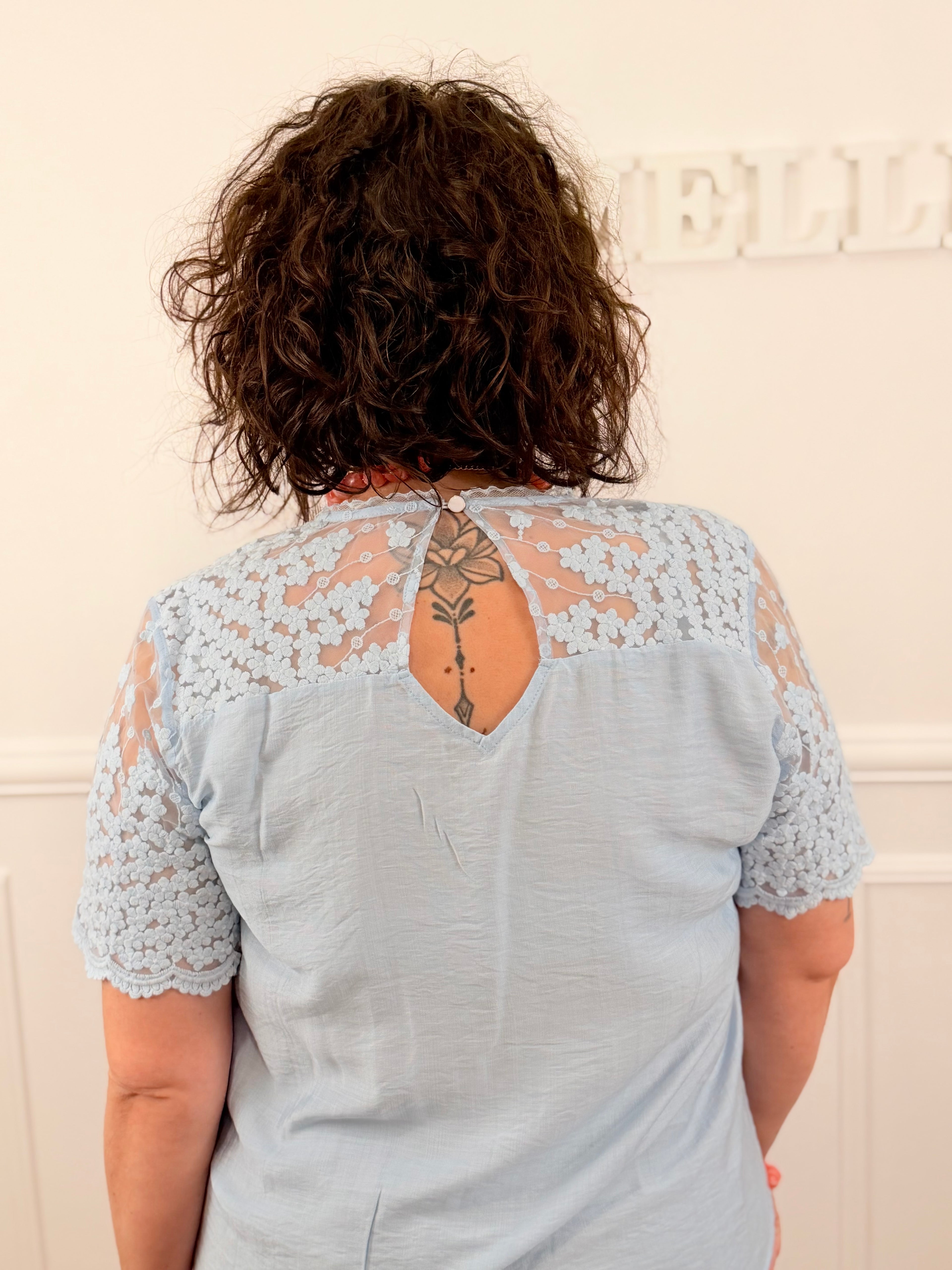 Blouse Molie bleu ciel