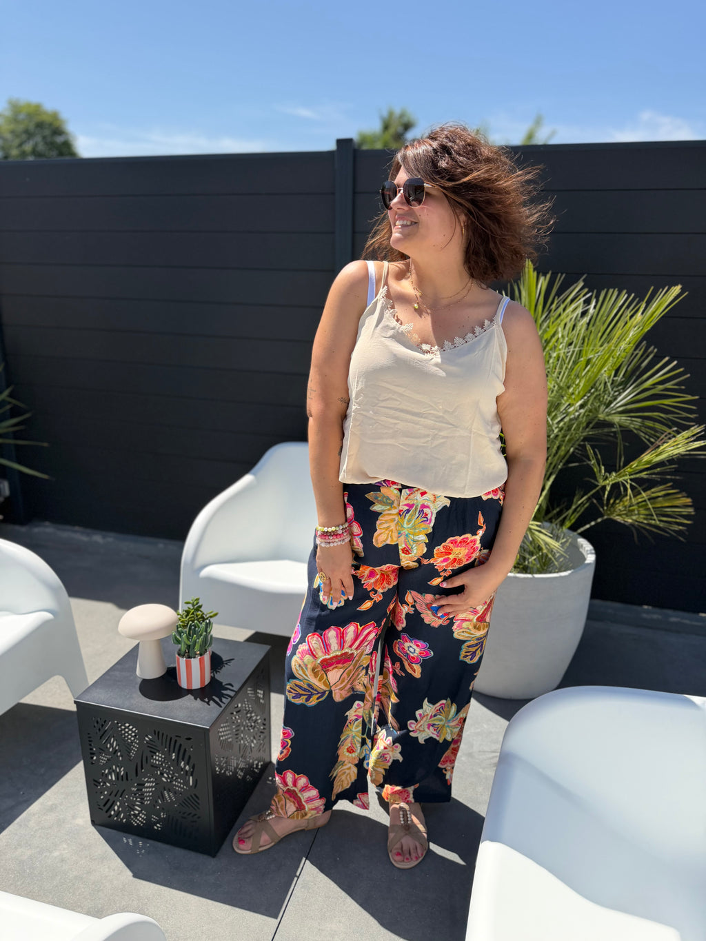 Pantalon Maggy bleu marine