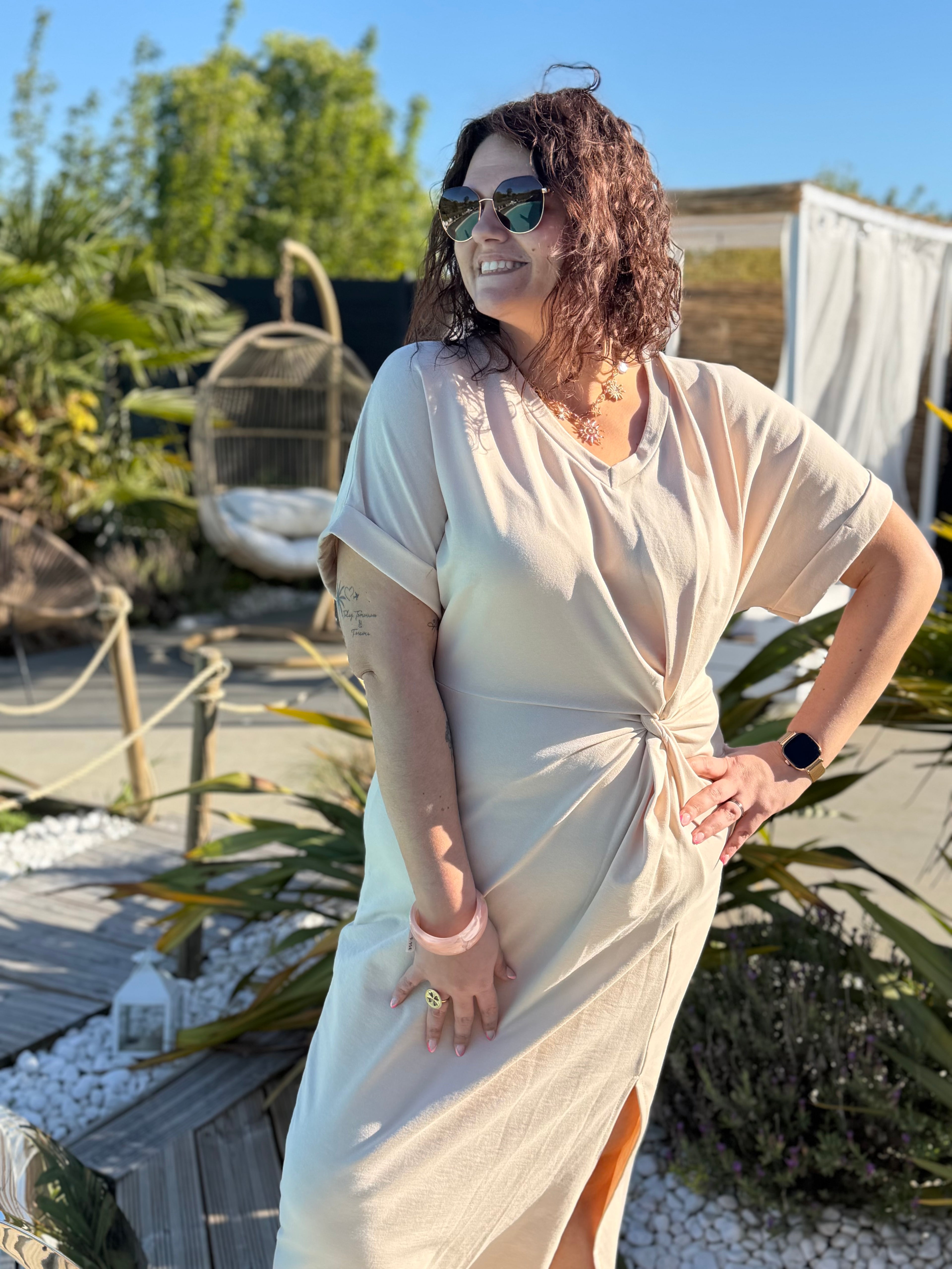 Robe Malia beige