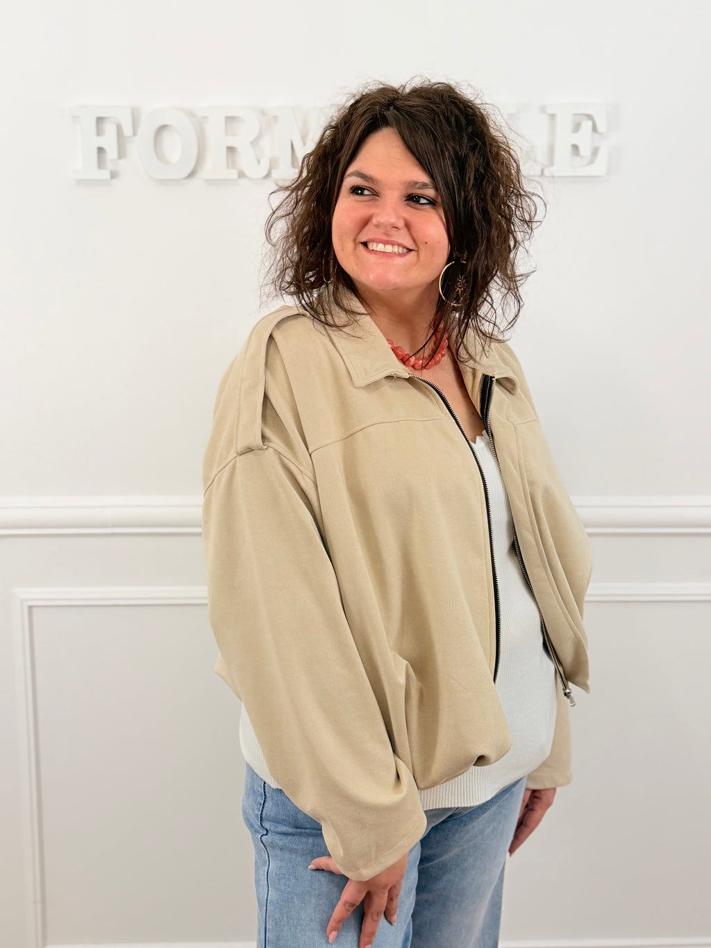Veste Azel beige