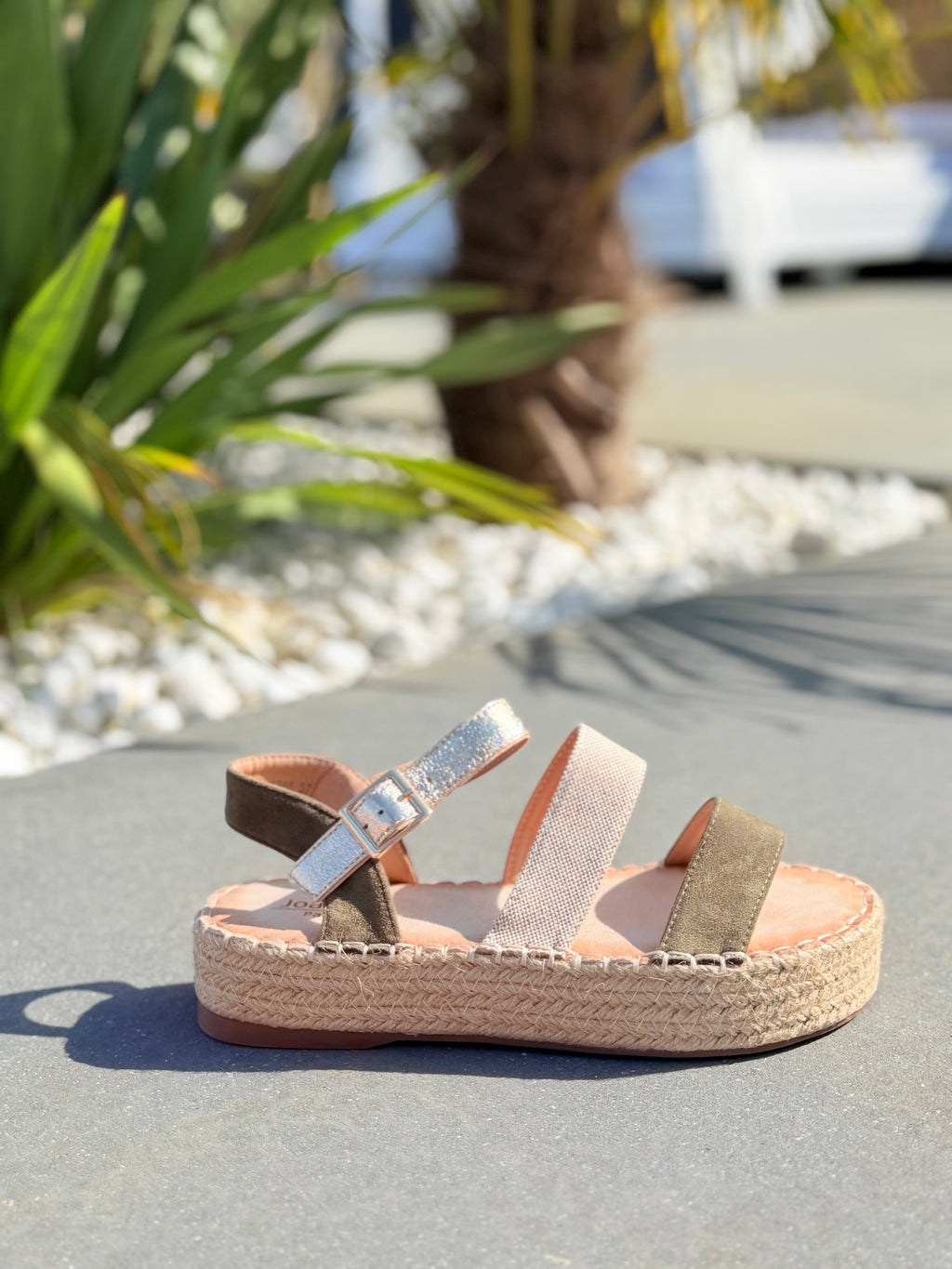 Nos sandales Sipora kaki