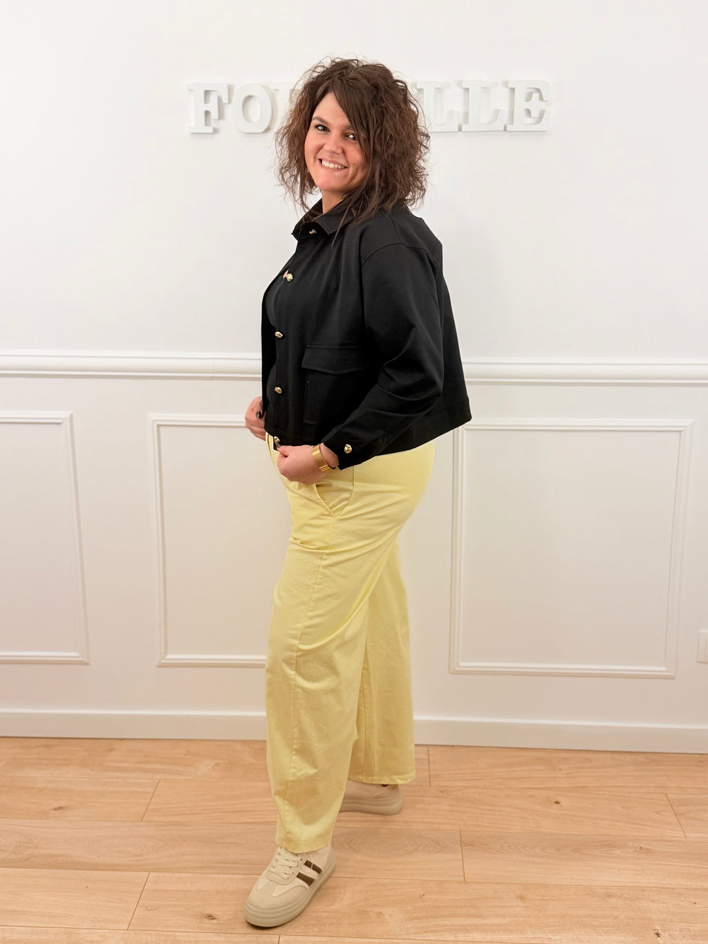 Le pantalon Livia jaune