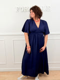 Robe Maelys bleu marine